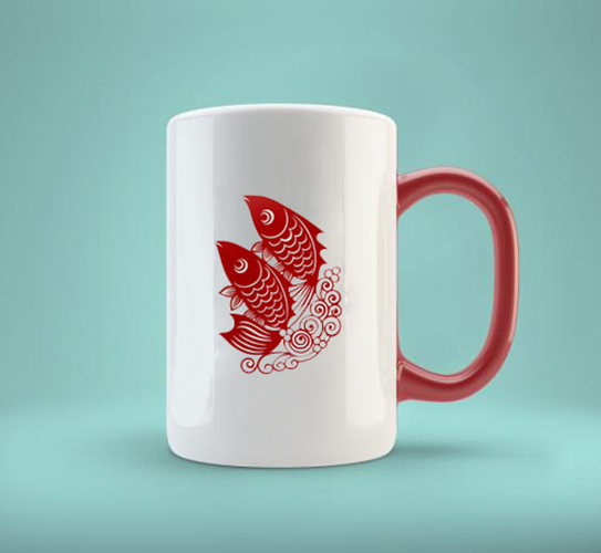 锦鲤剪纸系列用品