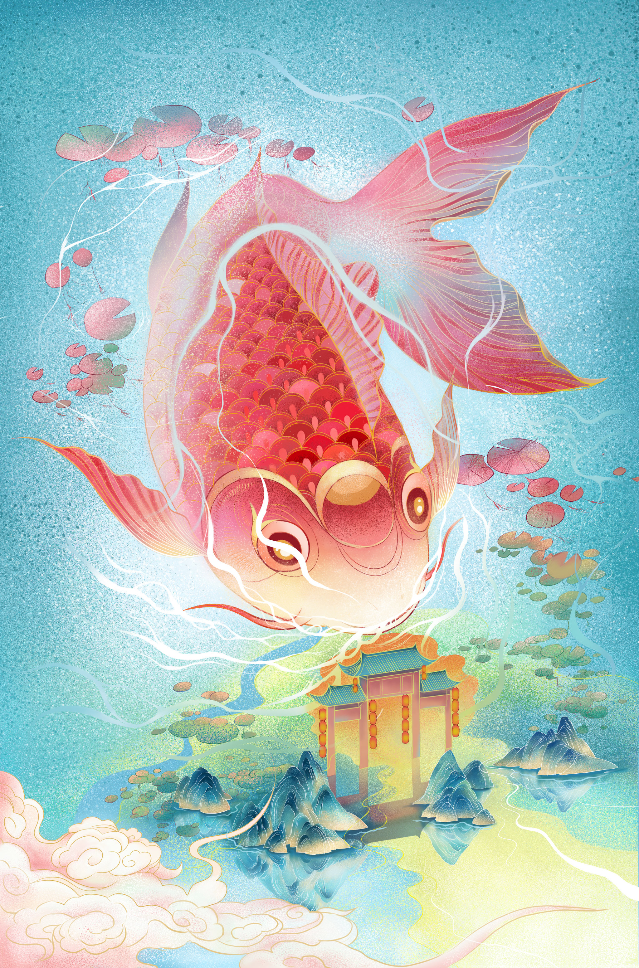 锦鲤 插画  - 其他绘画 |   上传时间: 2021-07-15 22:45 为ta点赞