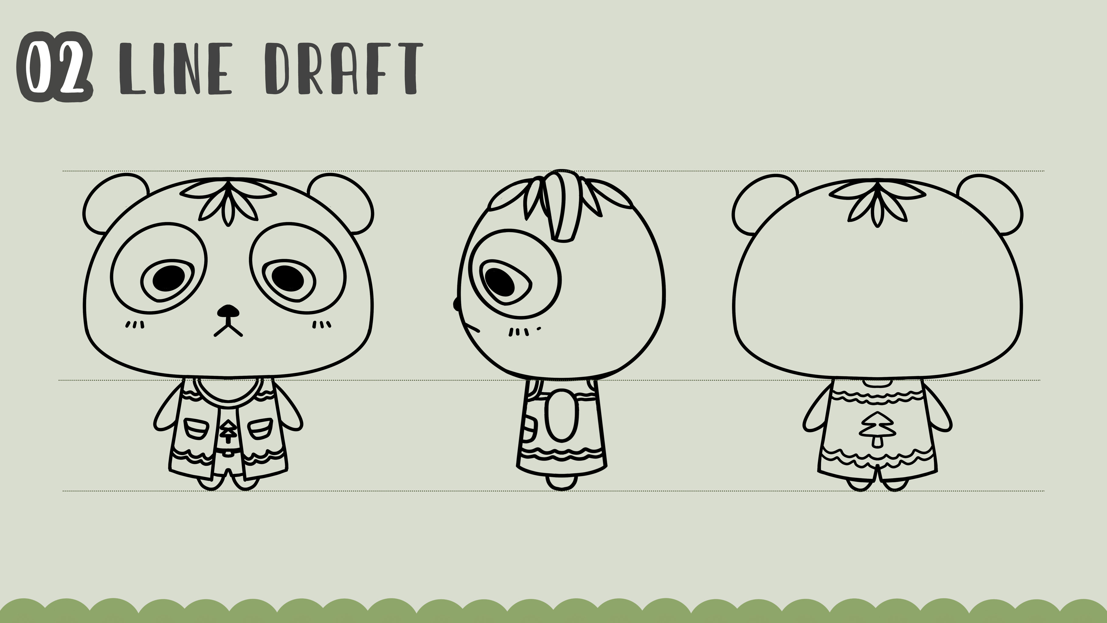 ip形象表情包吉祥物可爱熊猫设计