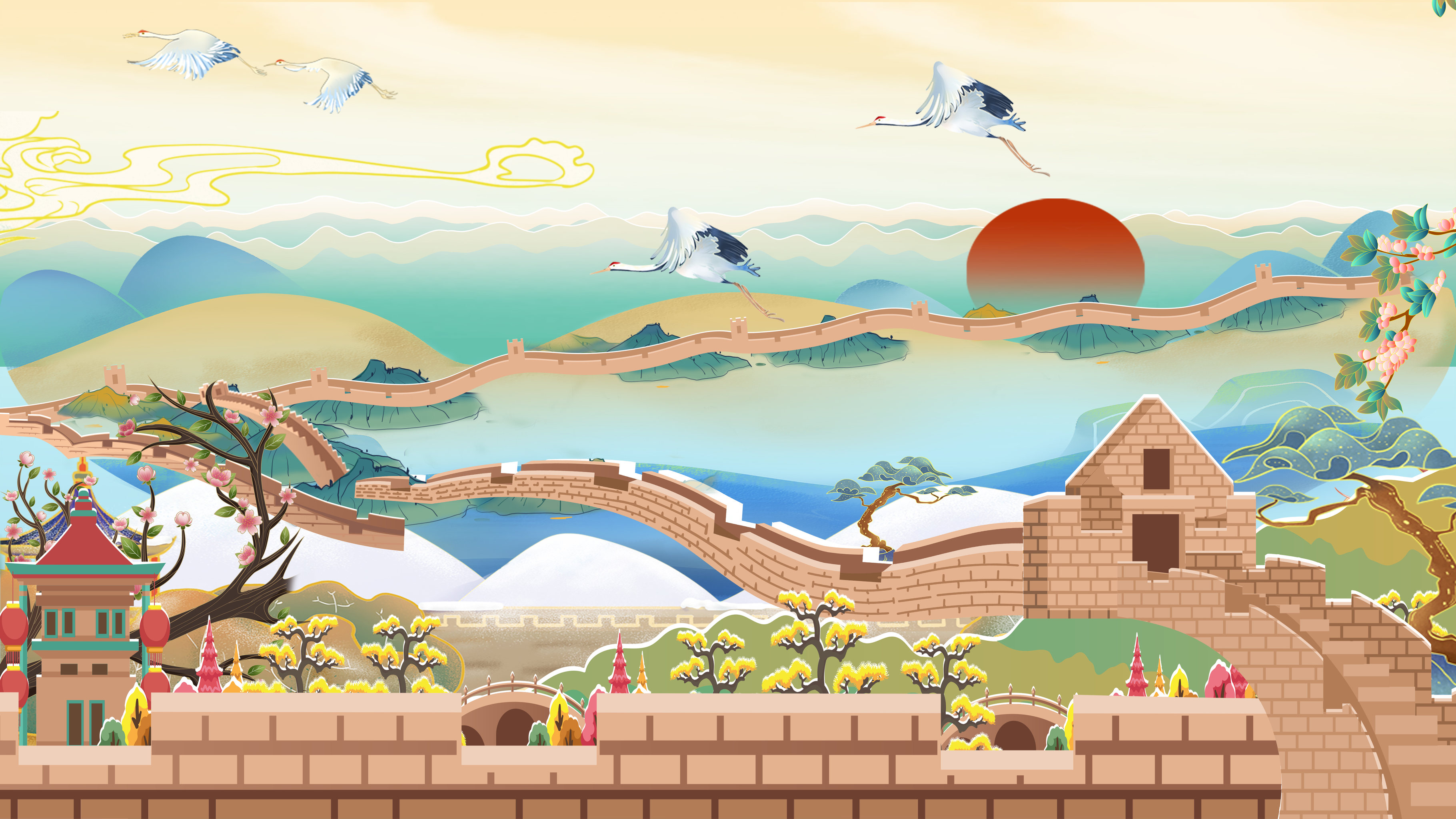 超"画"北京---气势长城