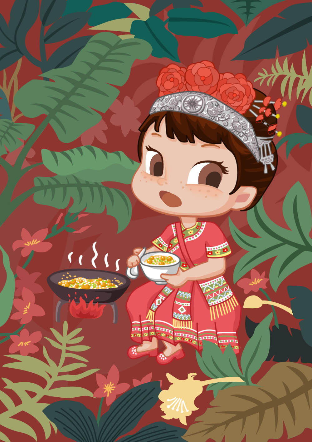 苗族女孩 - 梦呓馨筠 - 原创作品 - 视觉中国(shijueme)