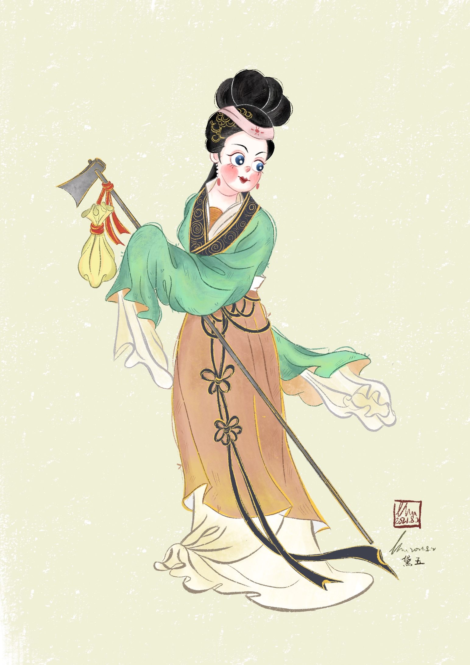 卡通版林妹妹 - 柠檬同学 - 原创作品 - 视觉中国(shijueme)