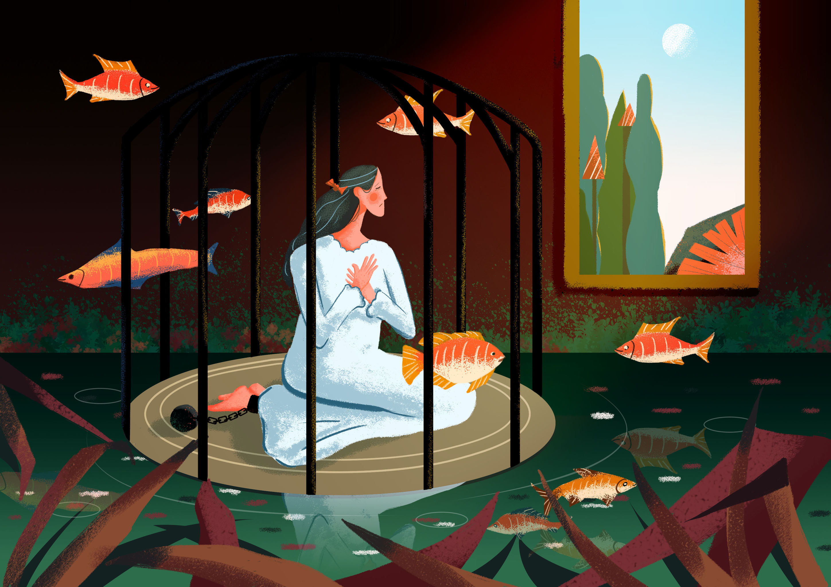 我的梦里的场景