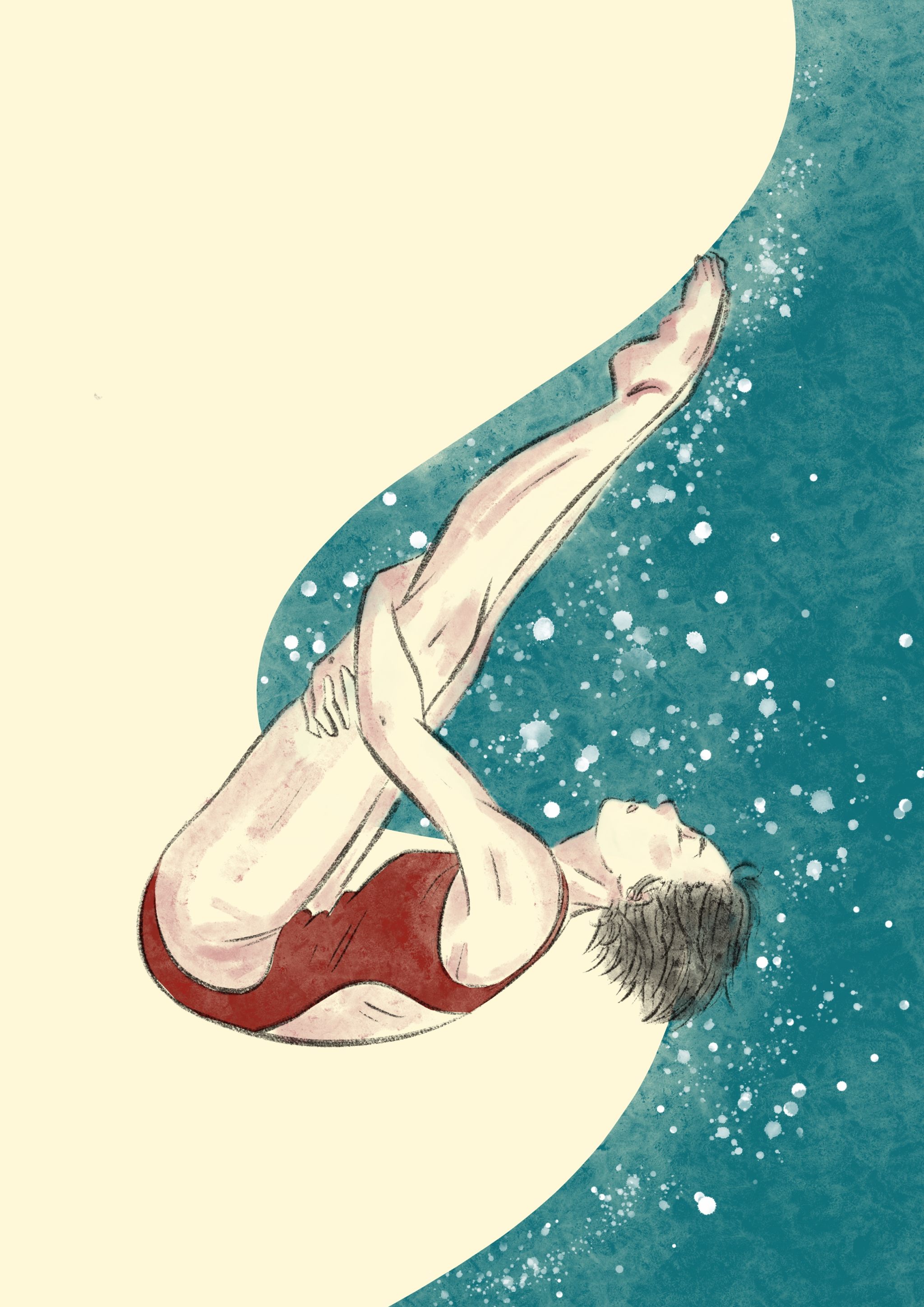 奥运会跳水画画作品图片