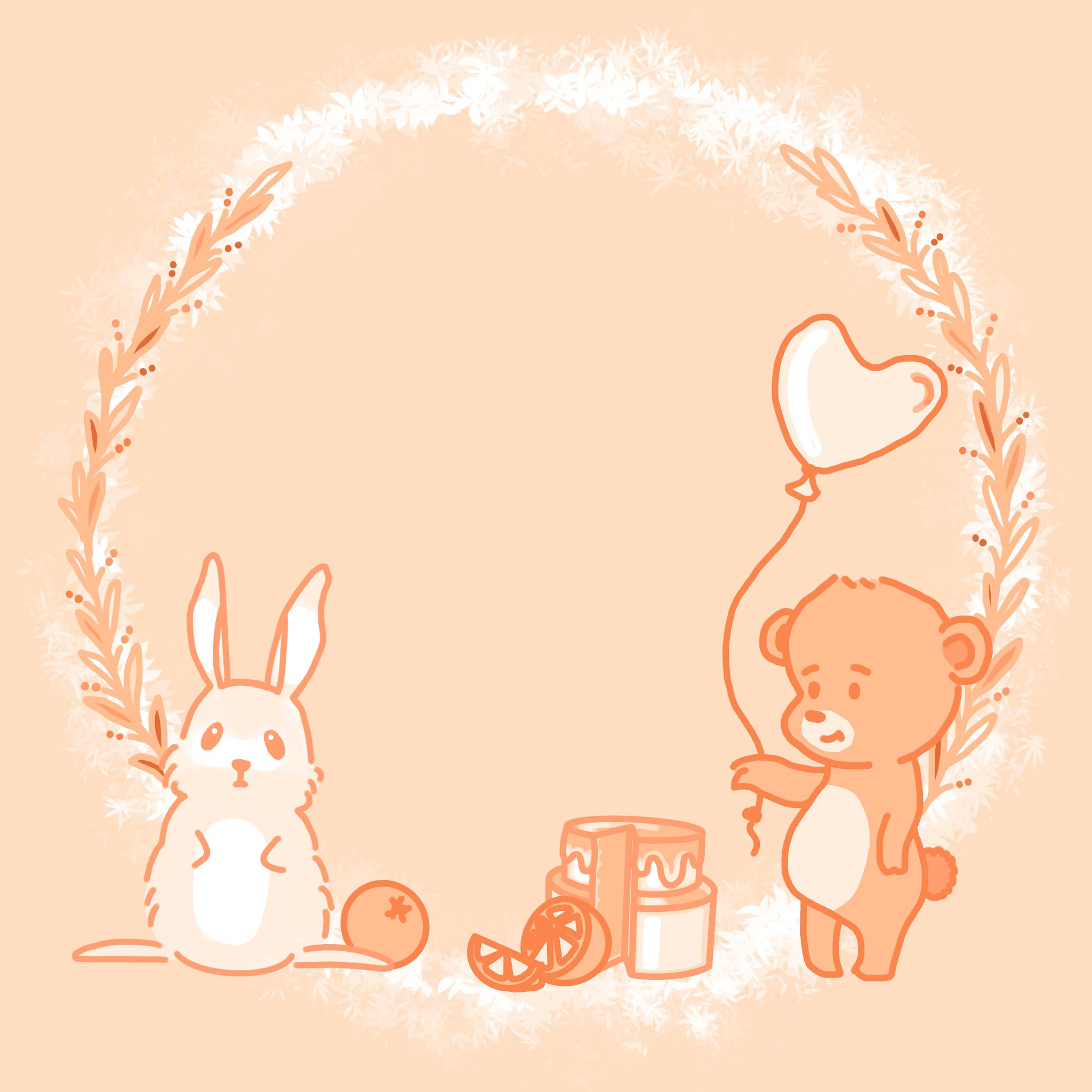 procreate可爱风文本框