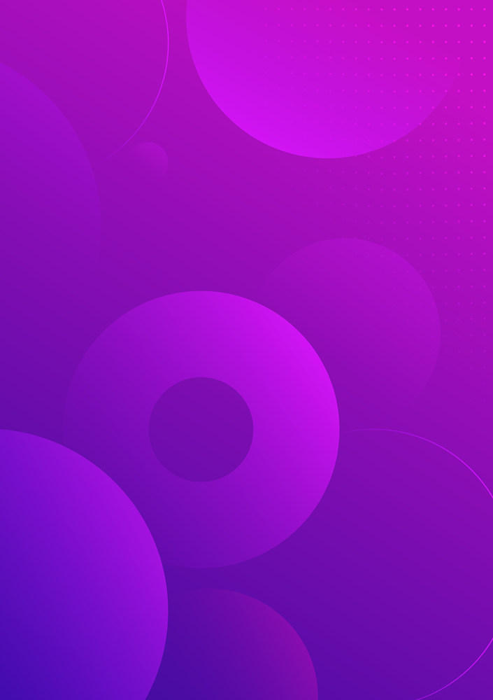 抽象风格竖版插图紫色圆形图案背景