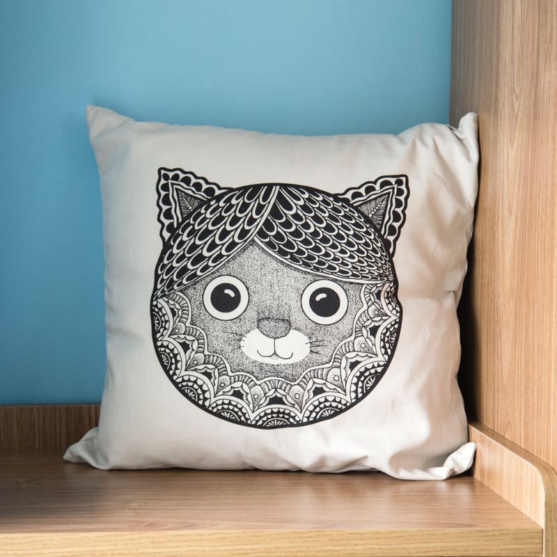 原创手绘抱枕有售了