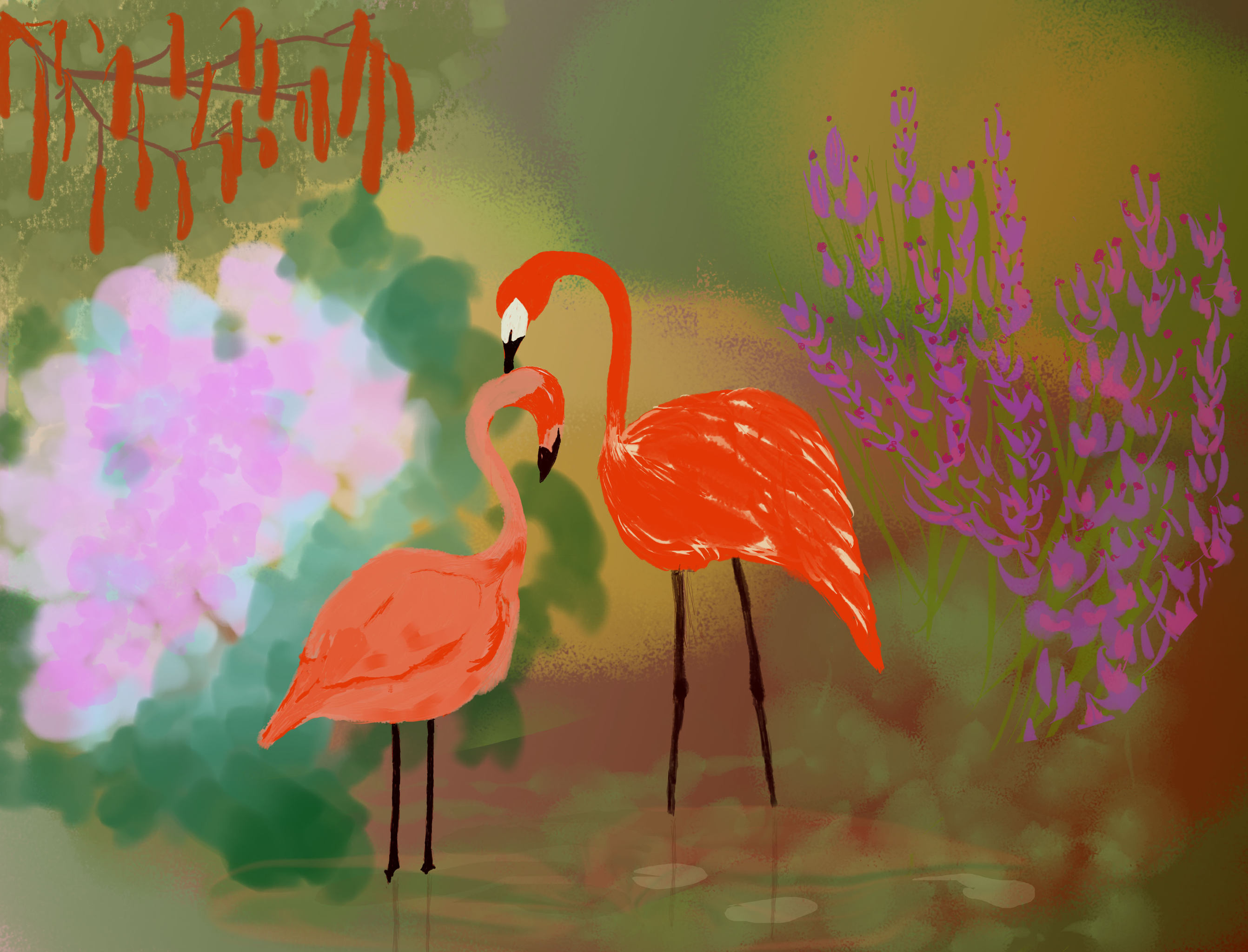 森系动物系列插画