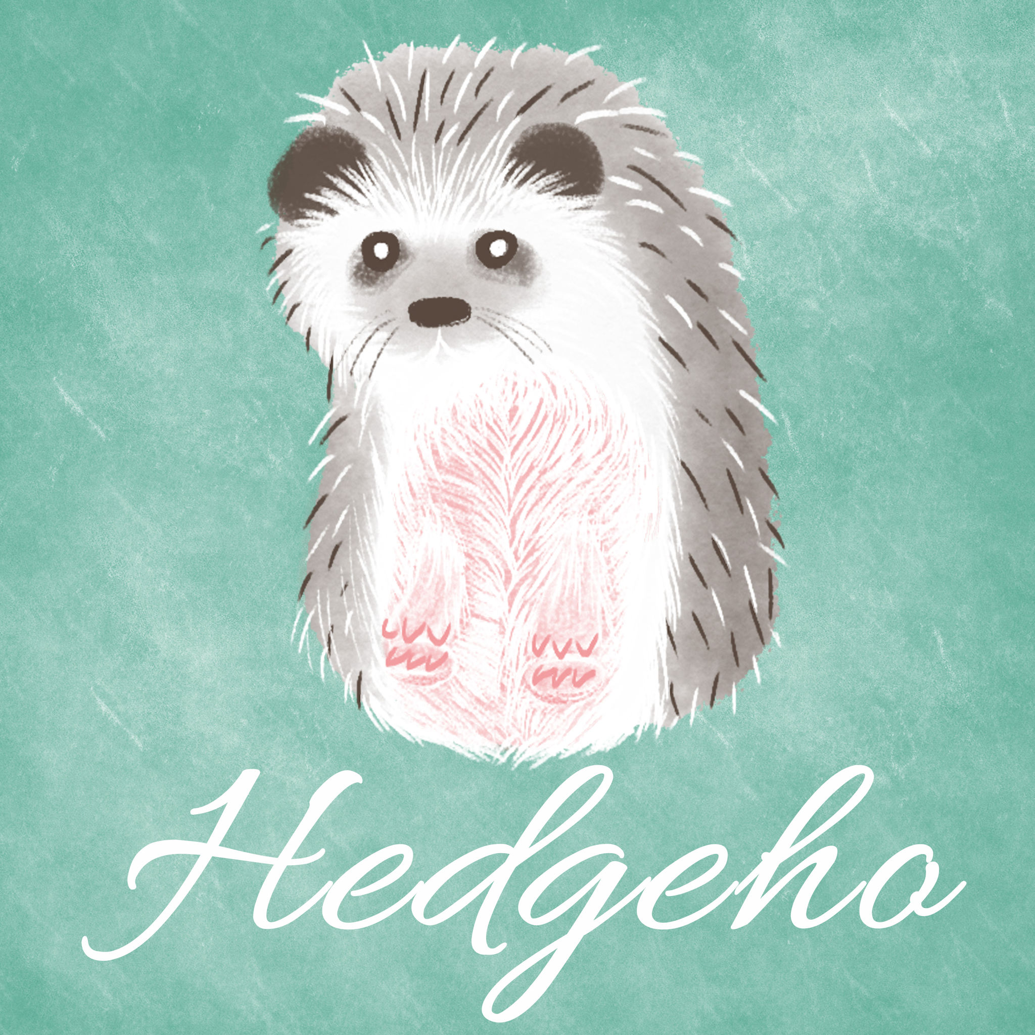 水彩小刺猬 - namiviolet - 原创作品 - 视觉中国(shijueme)