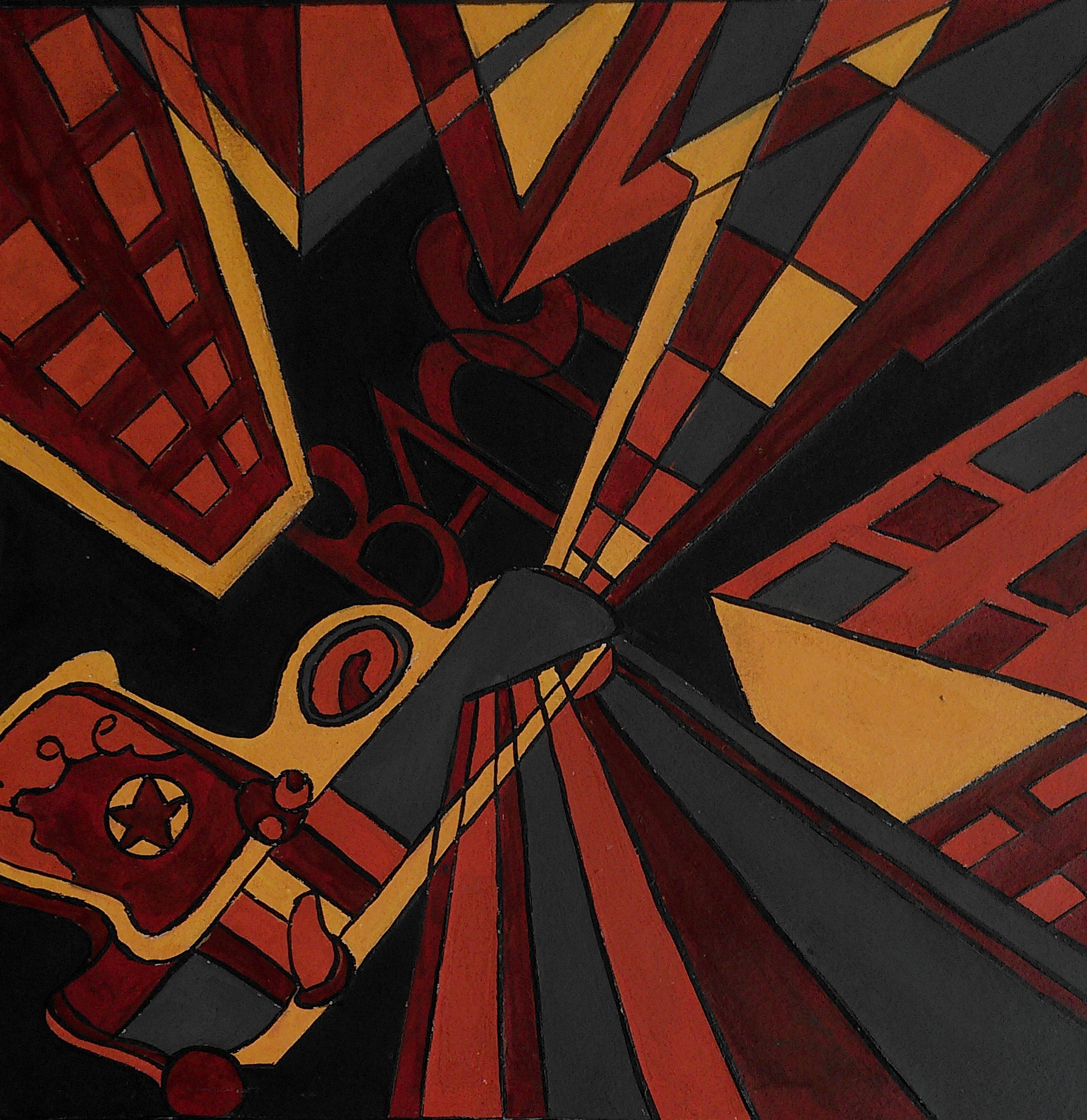 色彩构成 - cc-张小船 - 原创作品 - 视觉中国(shijueme)