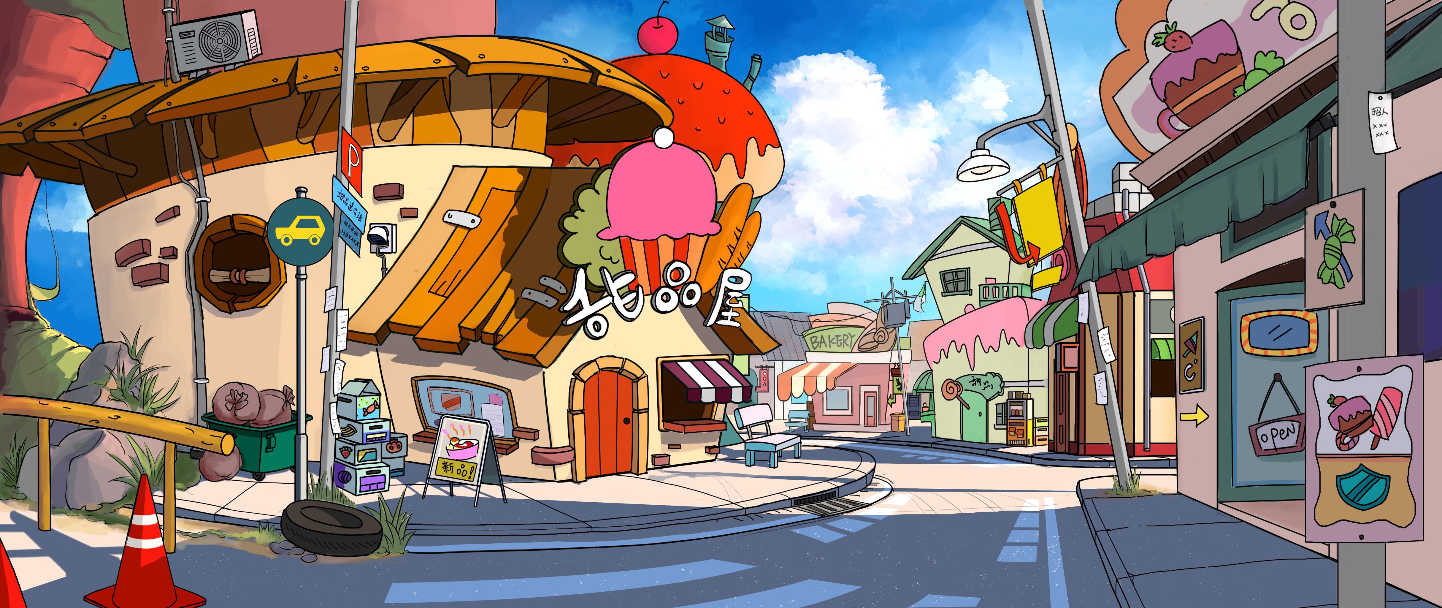 美味小镇 - tinkei - 原创作品 - 视觉中国(shijueme)