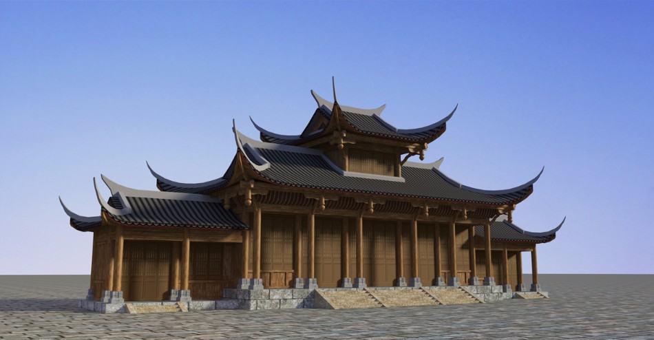 成都仿古建築設計 - 原創作品 - 視覺中國(shijueme)