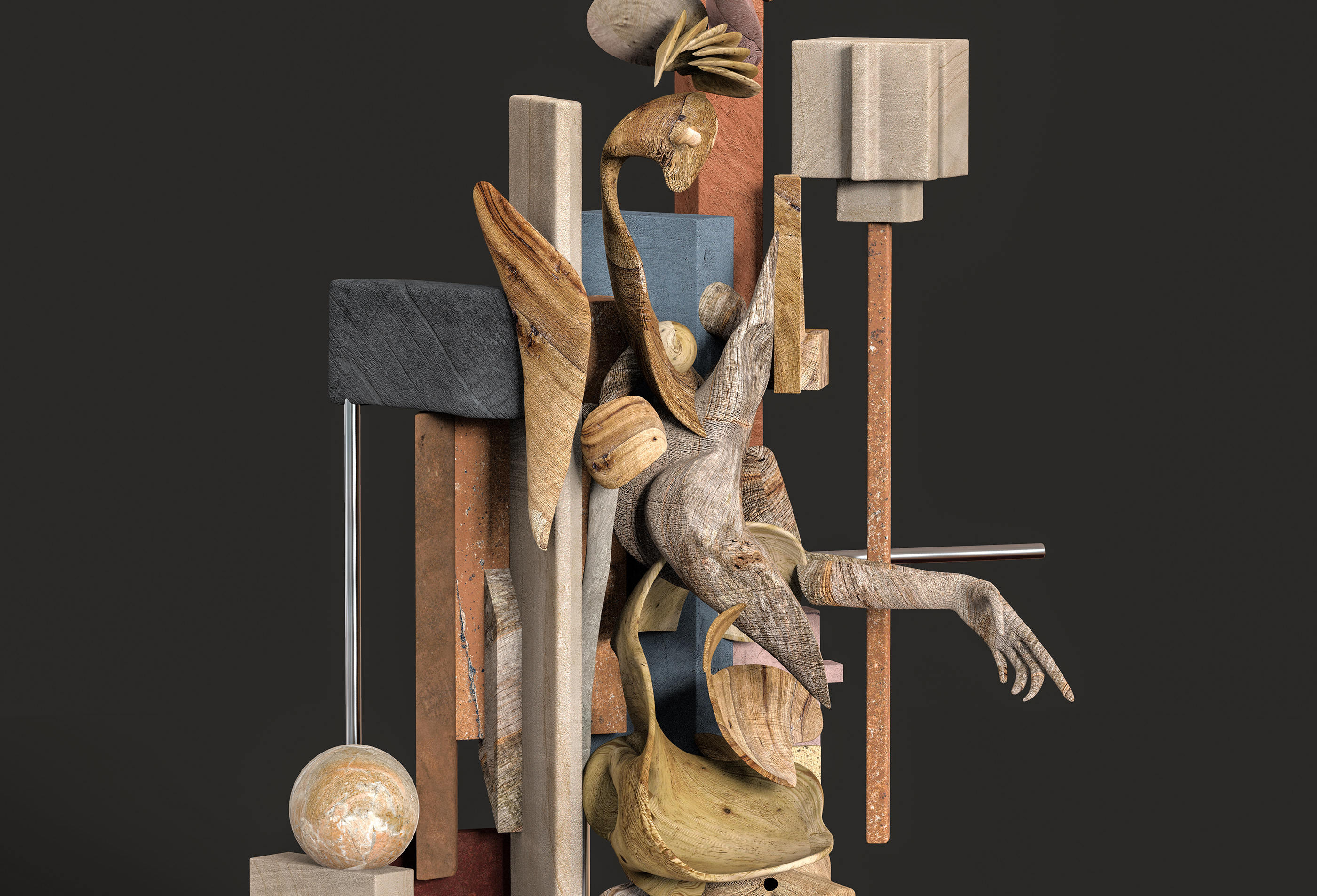 lignum——关于立体主义,建筑和解剖学的研究