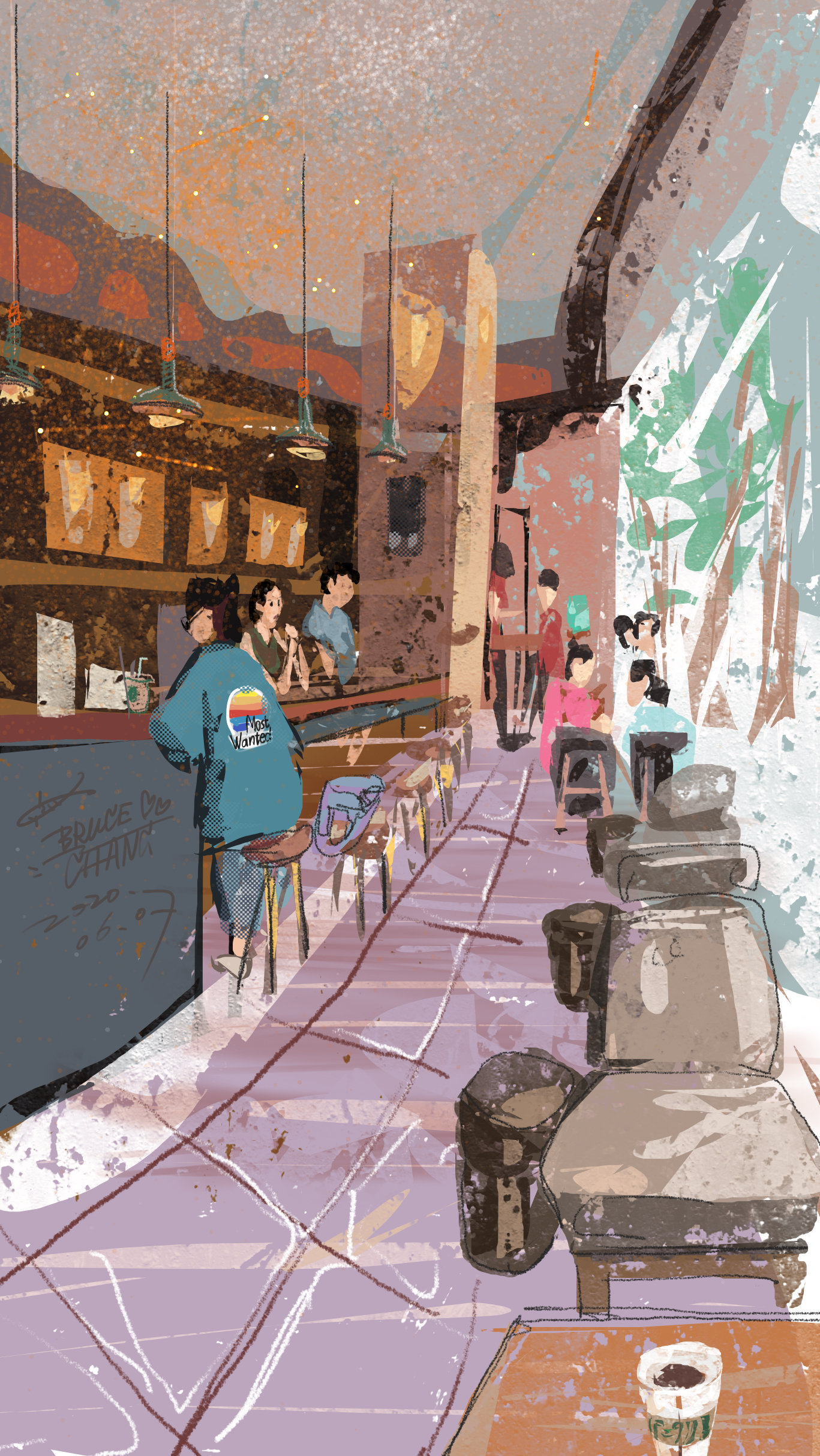 生活碎片写生-插画