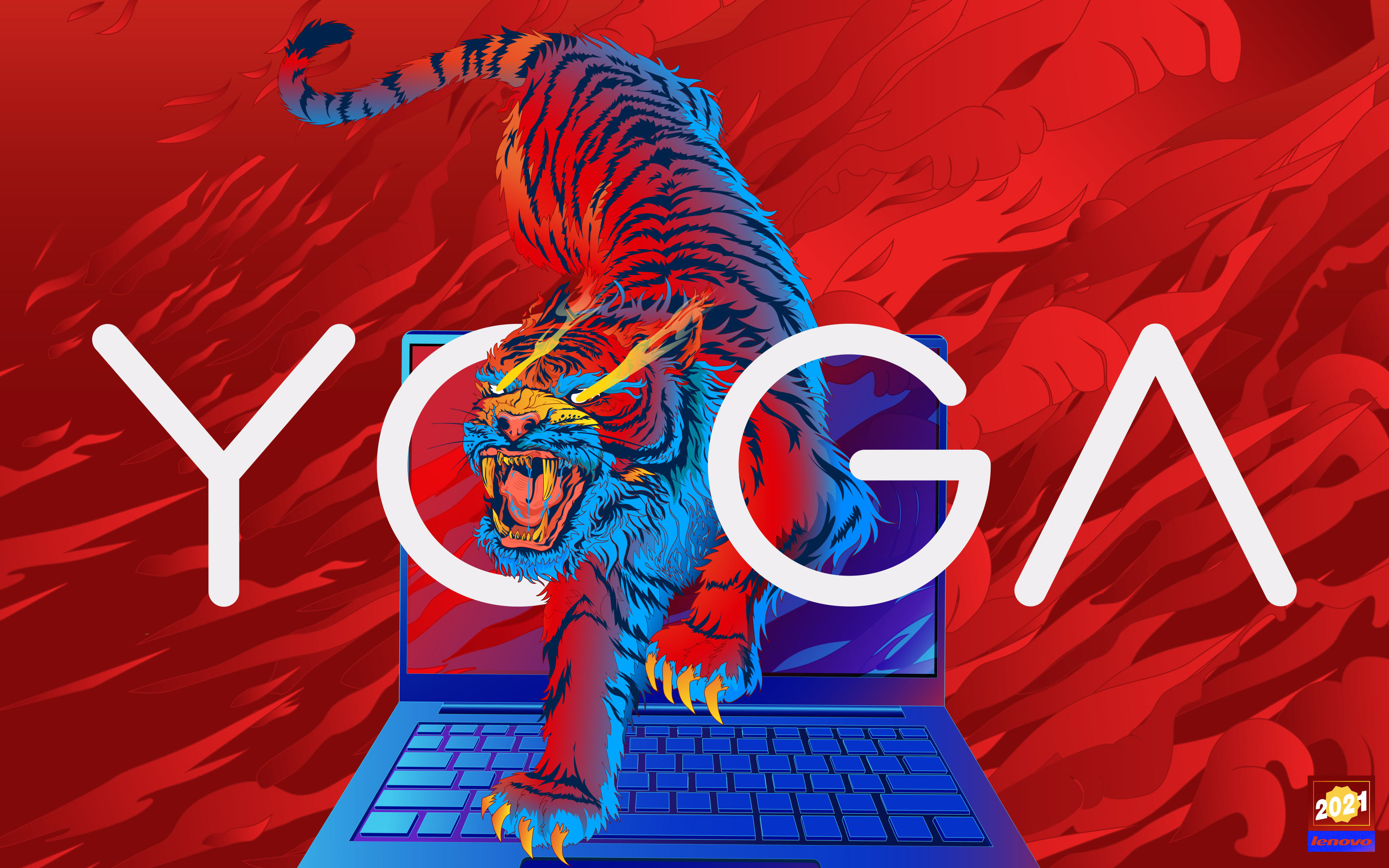 如虎添翼——屏实力绽放2021联想yoga创意设计大赛