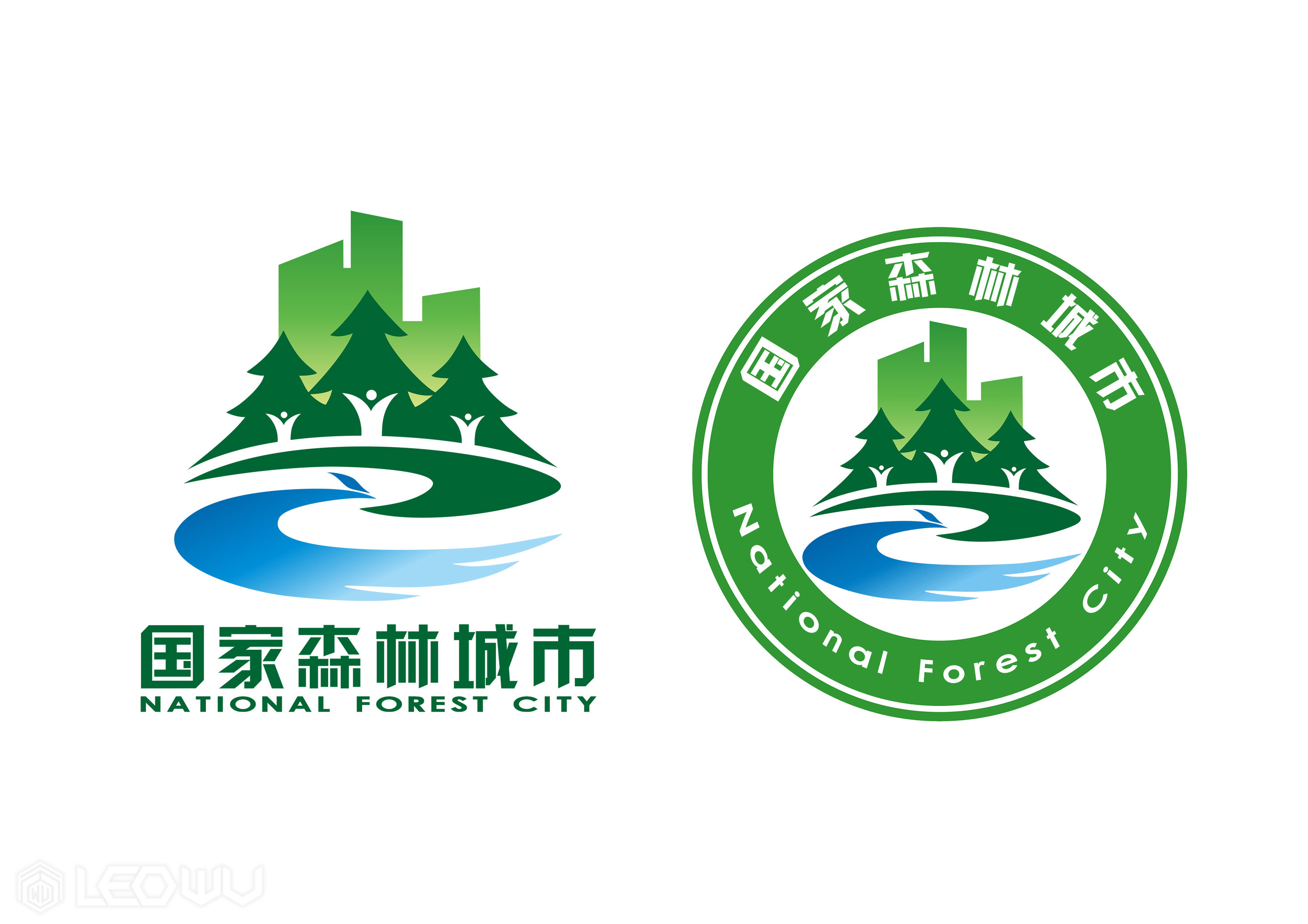 中国国家森林城市视觉形象vi