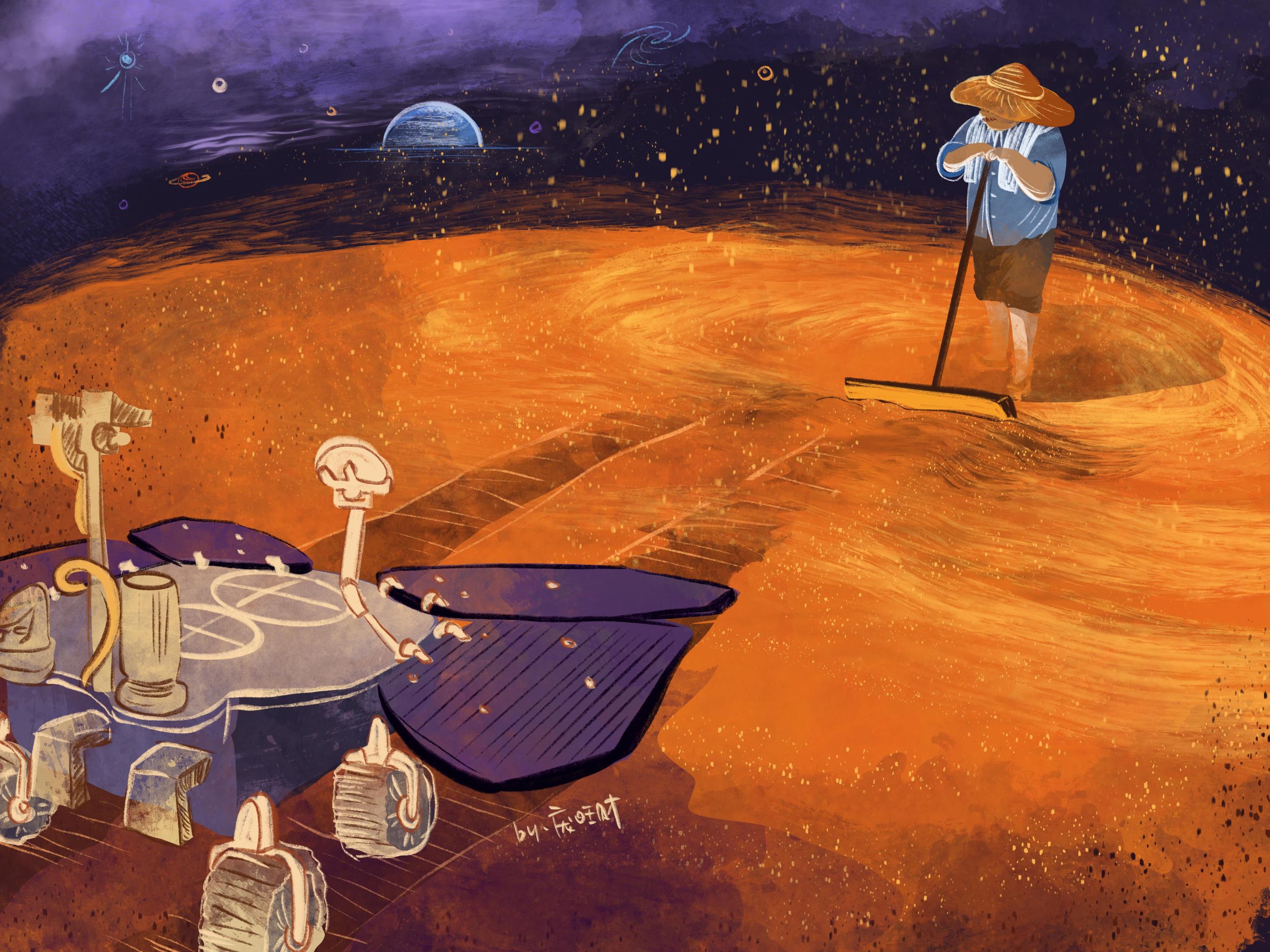 祝融号:袁爷爷,你也在这里嗷