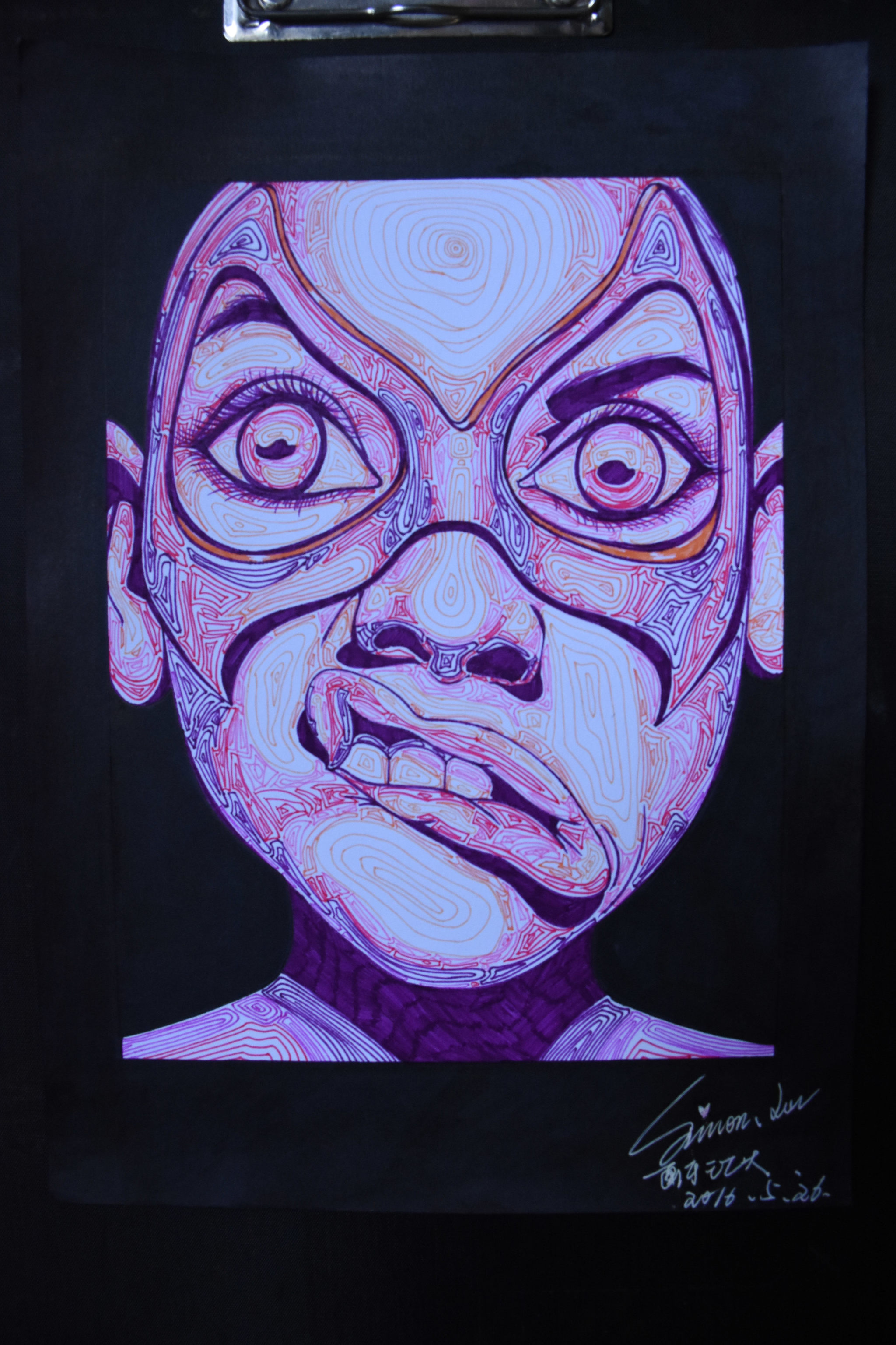 一系列作品之 夸张表情