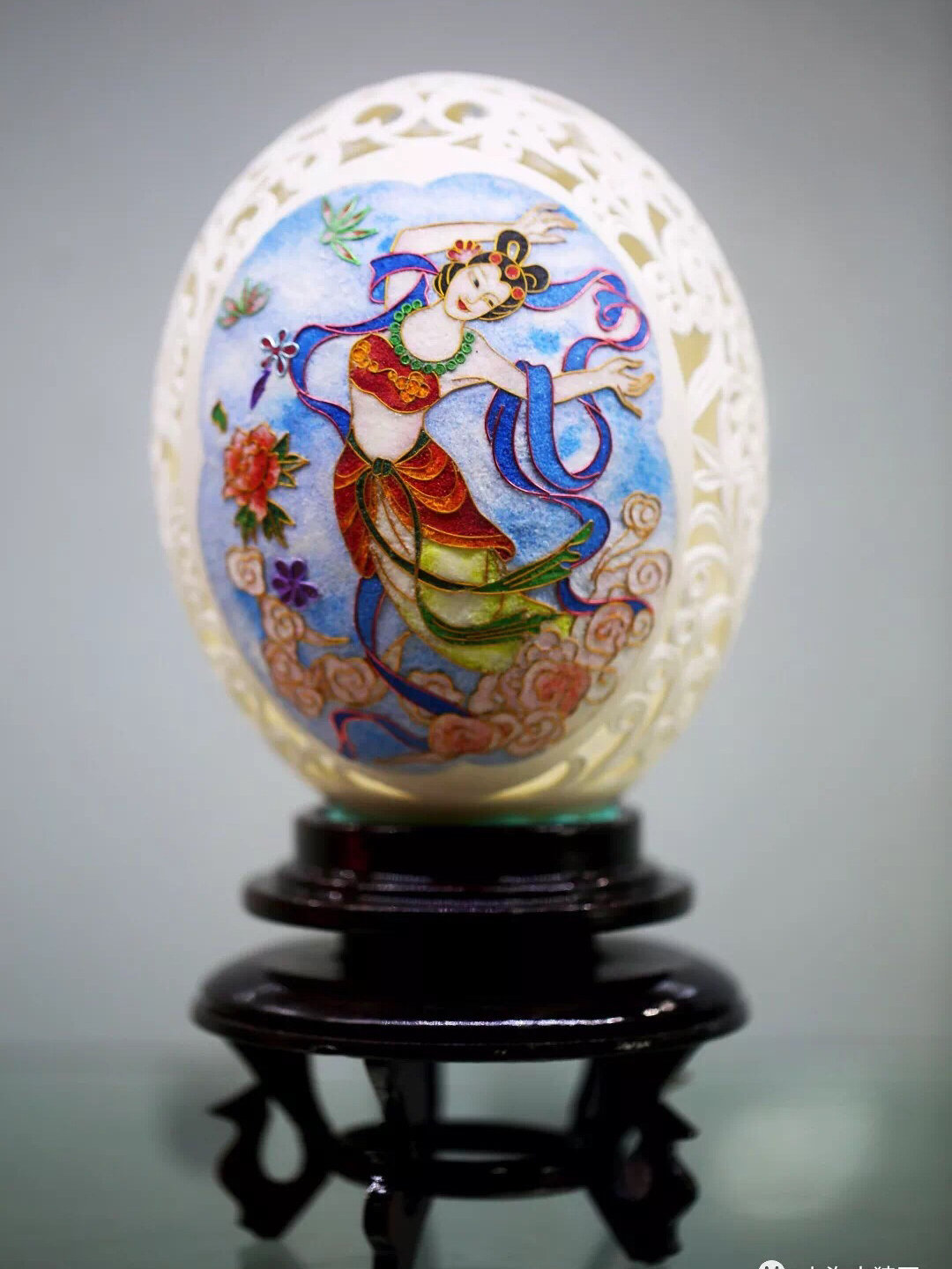 蛋雕《天女散花》《国粹》 - 飞扬 - 原创作品 - 视觉中国(shijueme)