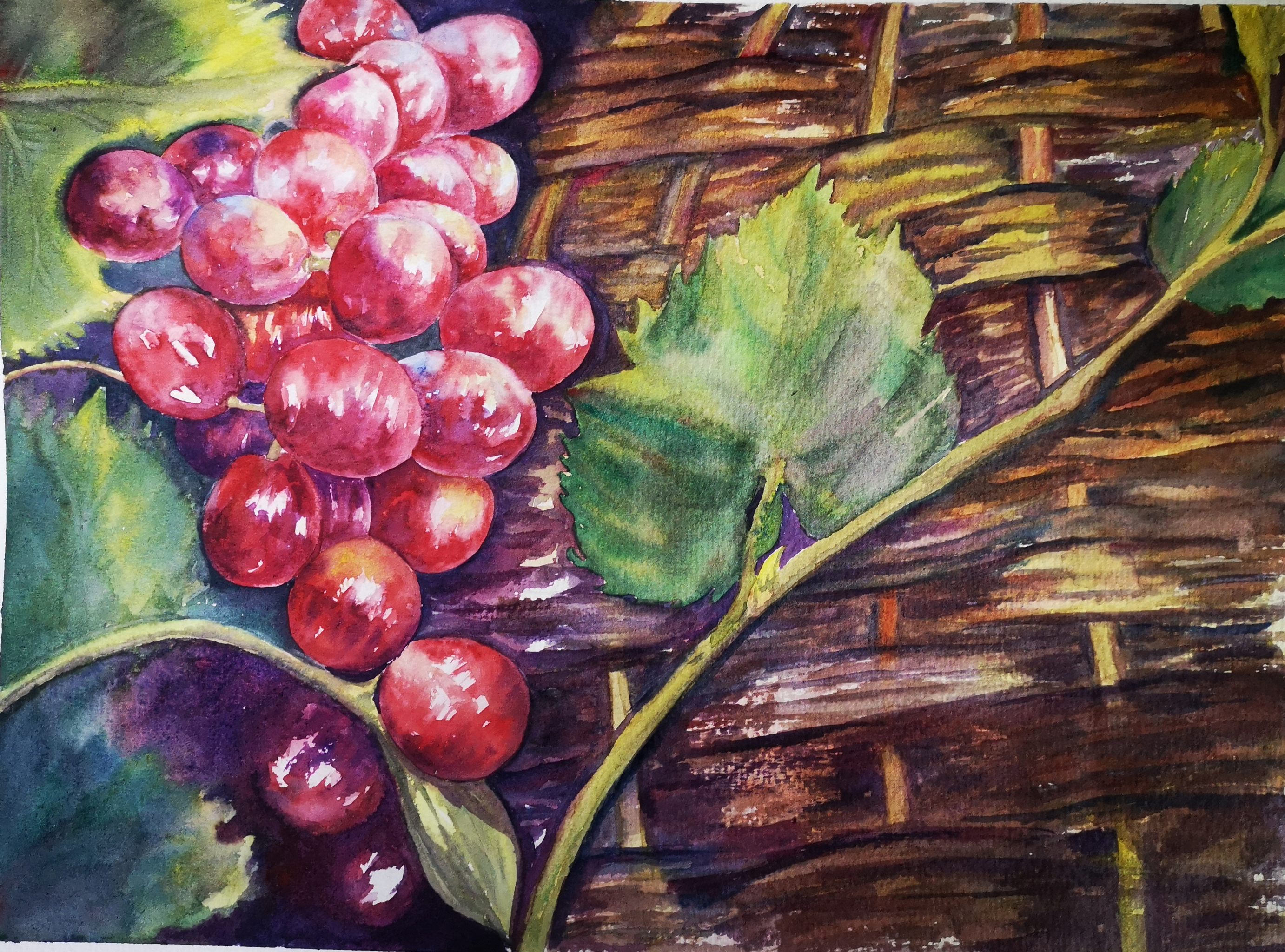 《丰收》 - 郡鍹水彩 - 原创作品 - 视觉中国(shijueme)