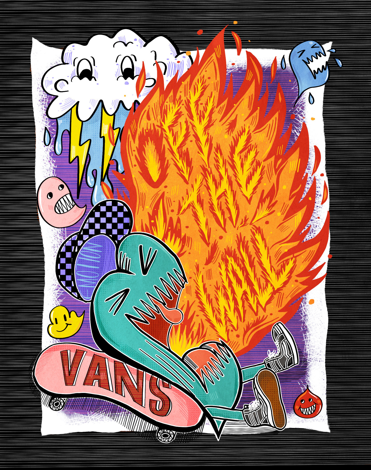 2018年的vans插画作品