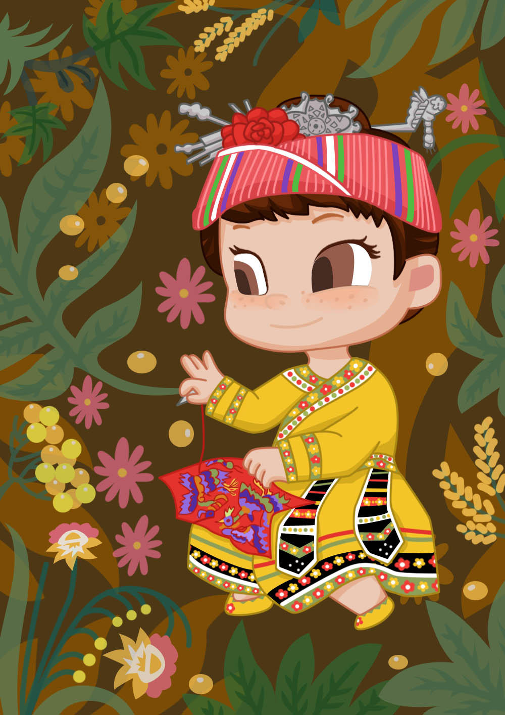 苗族女孩 - 梦呓馨筠 - 原创作品 - 视觉中国(shijueme)