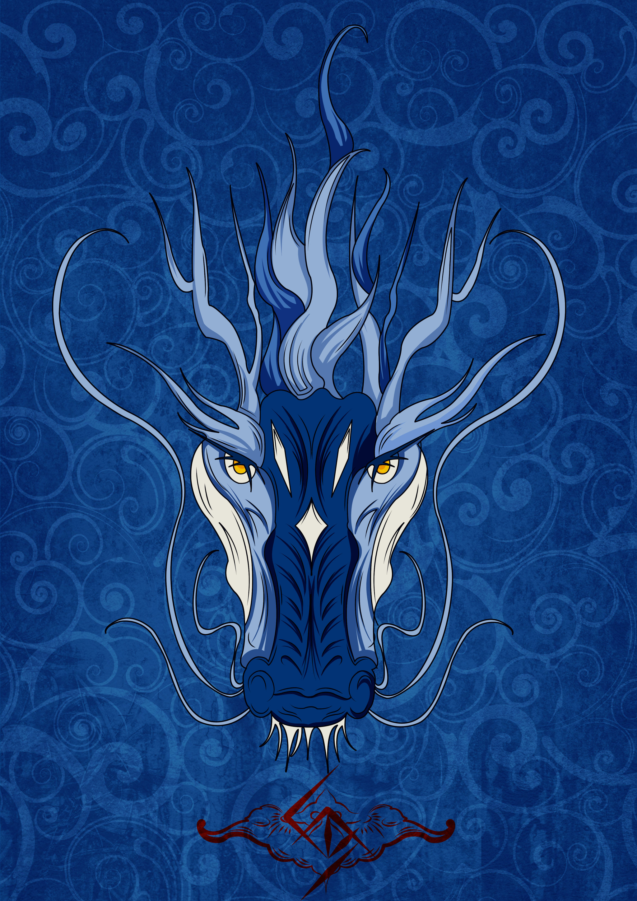 十二生肖系列插画——龙