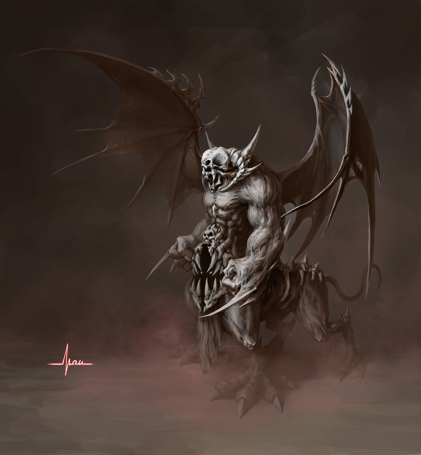 深渊巨魔 - am0u - 原创作品 - 视觉中国(shijueme)