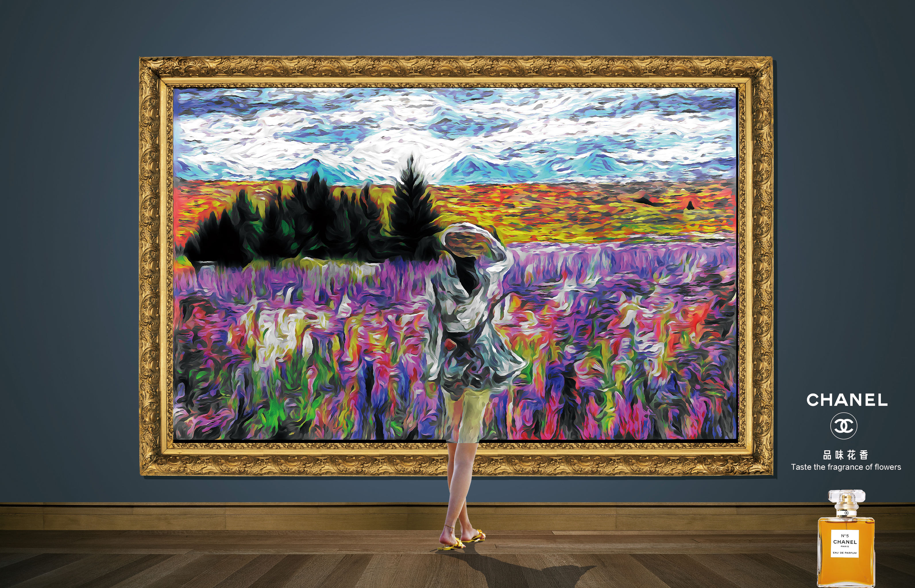 香奈儿创意kv油画篇获奖作品