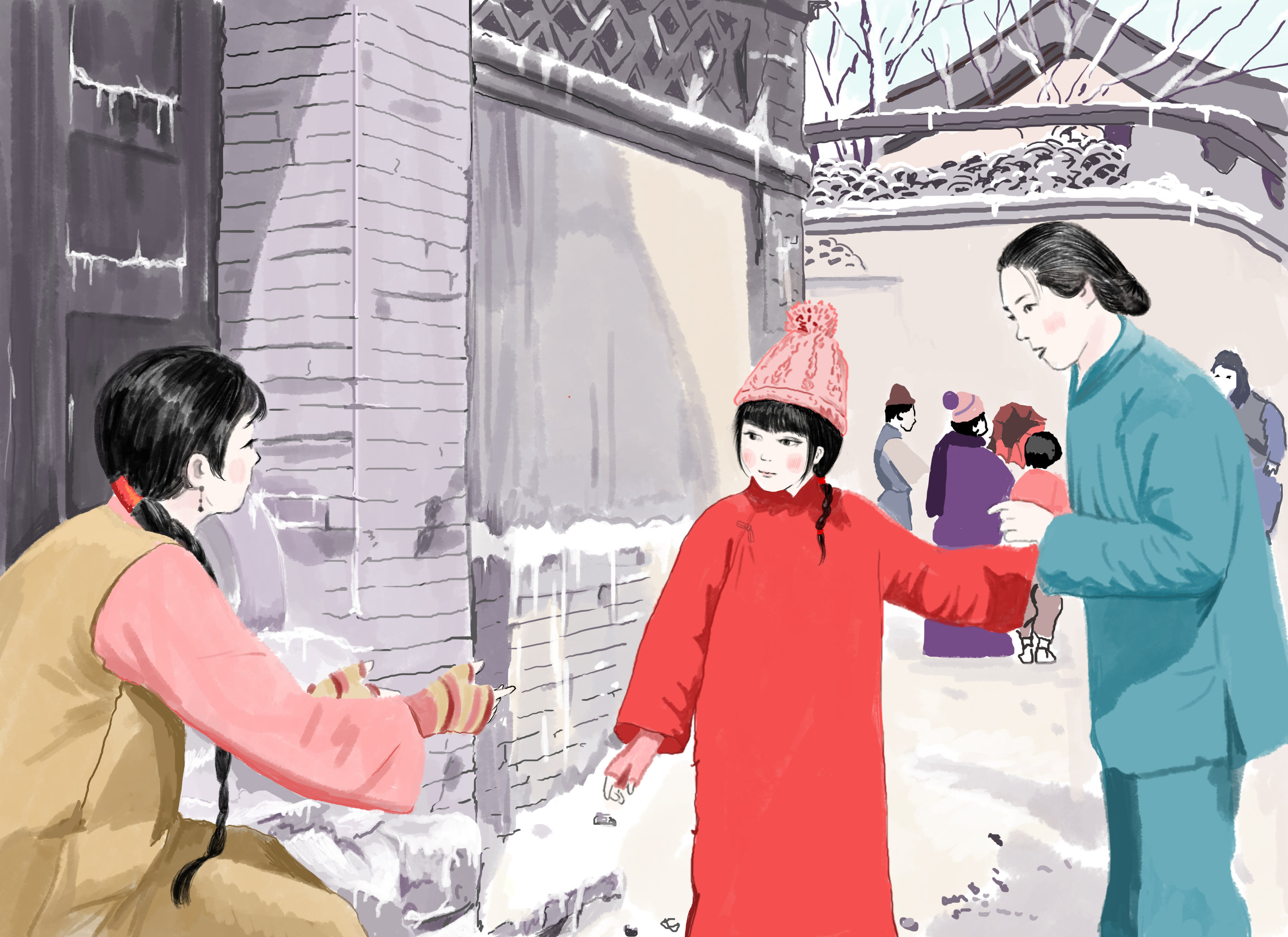 小说城南旧事的怀旧风插图