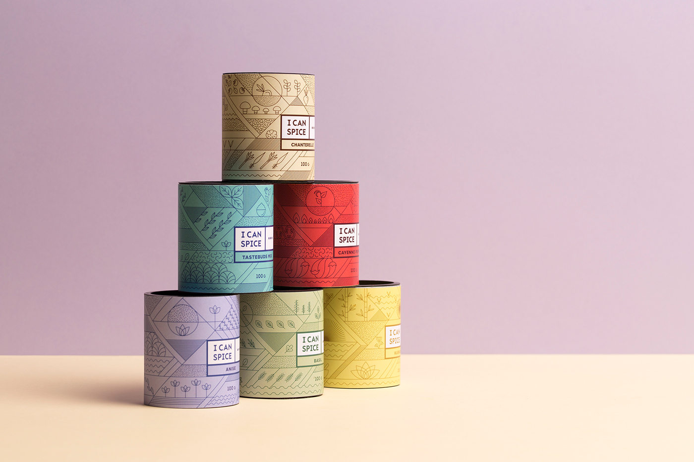 一组有故事的香料包装设计