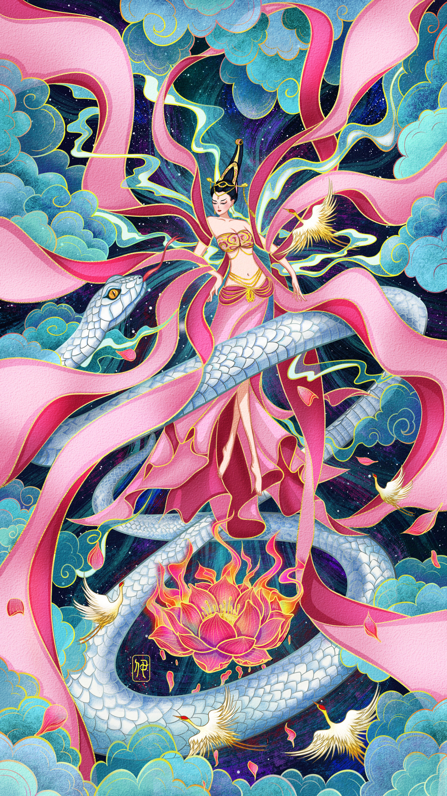 原创国风-敦煌飞天系列海报