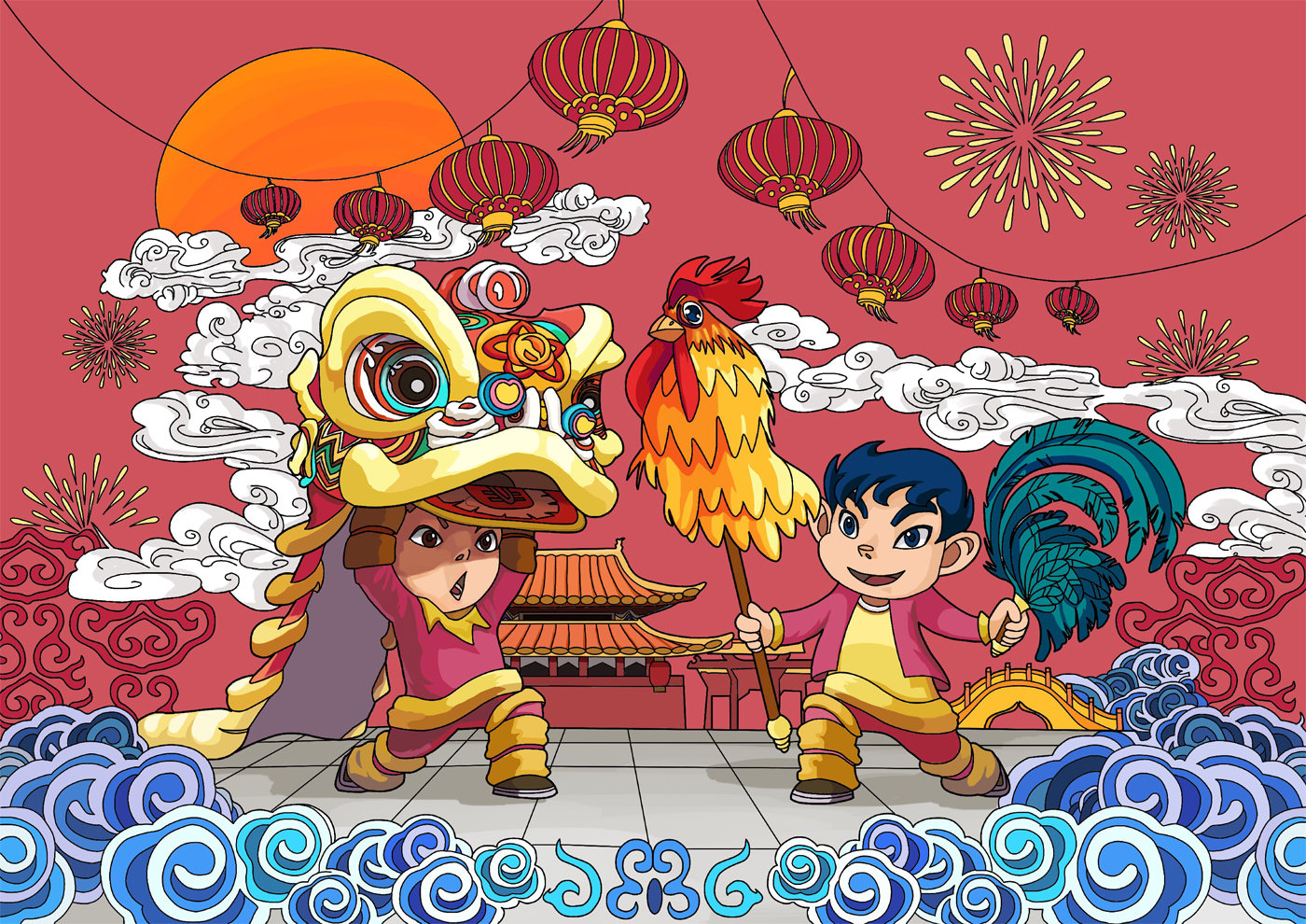 欢天喜地闹元宵