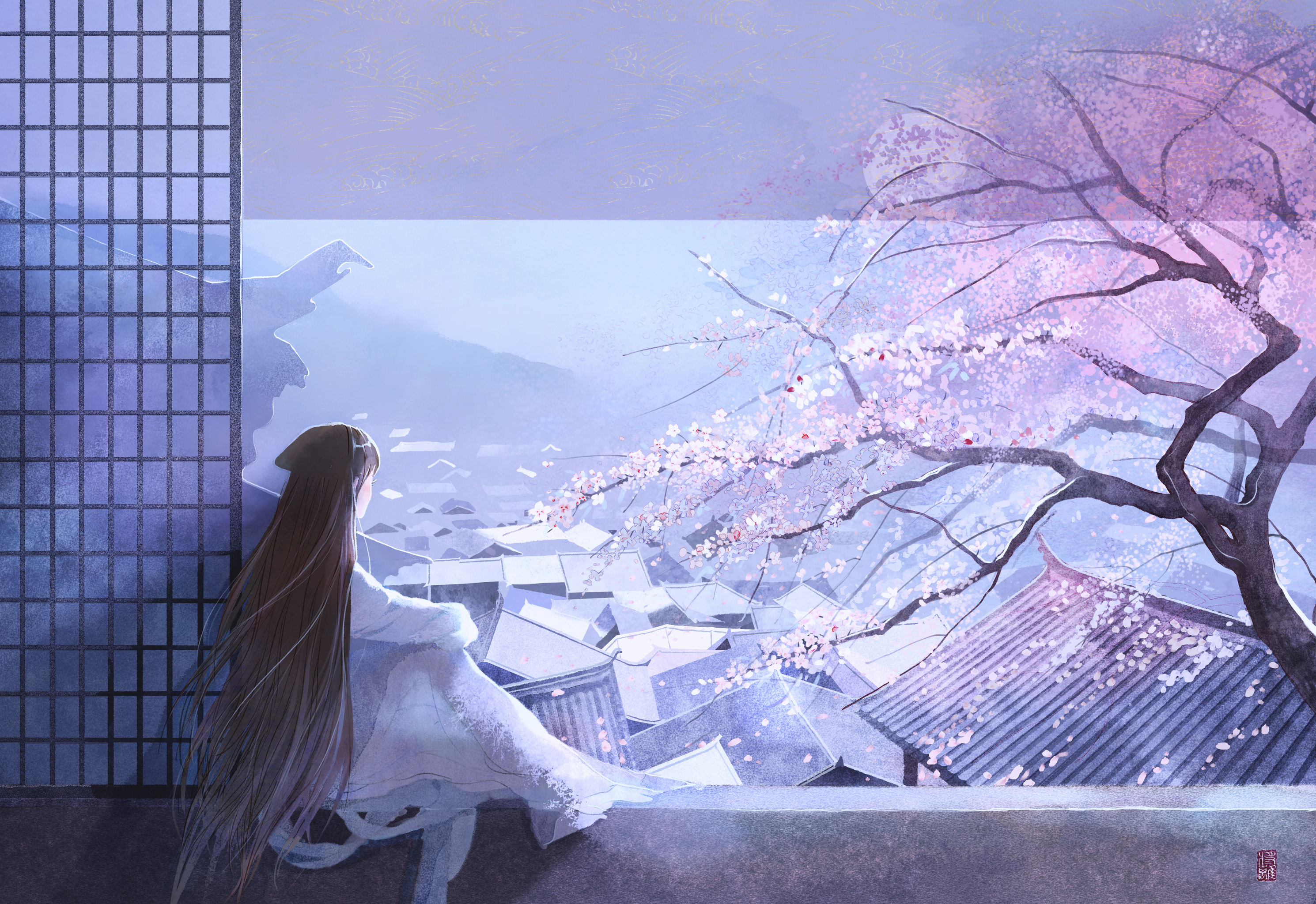 水彩古风人物系列