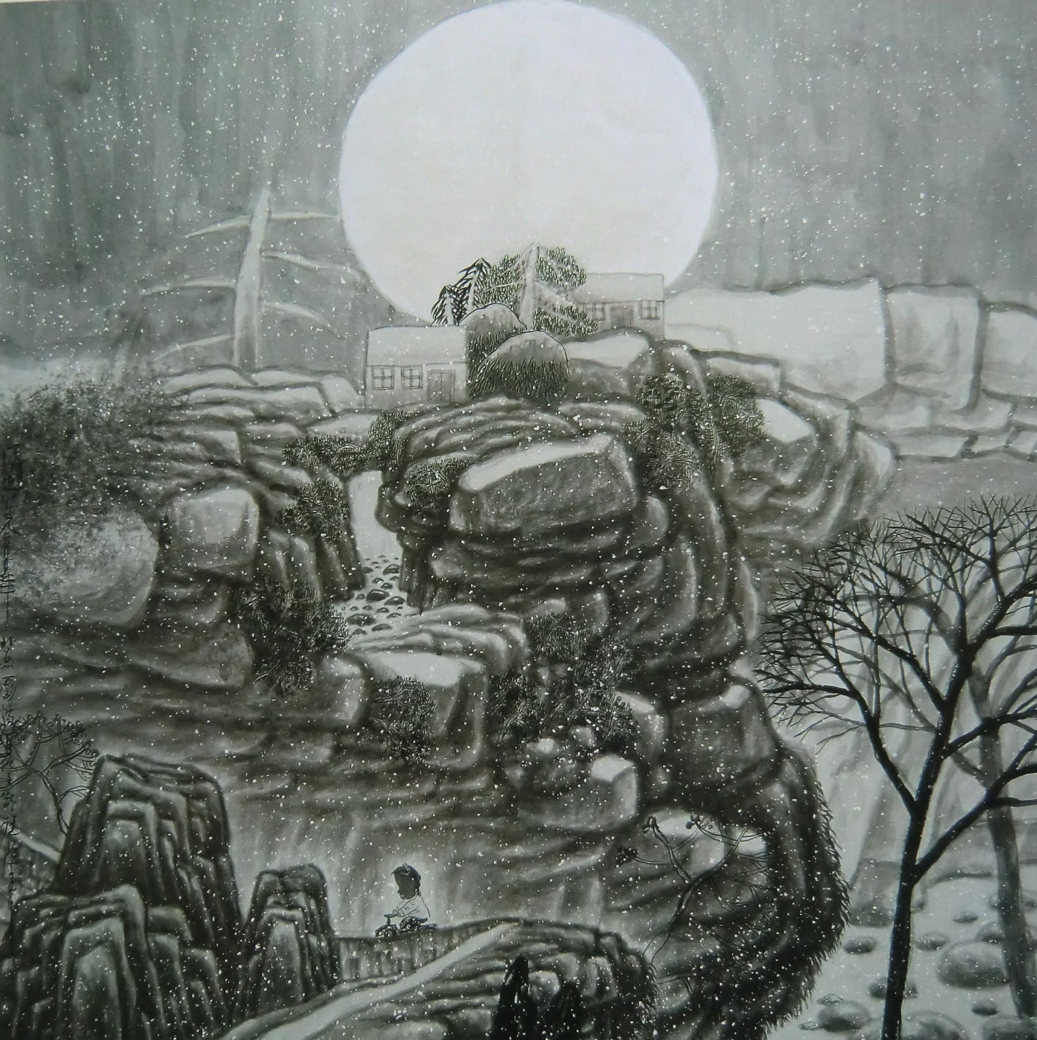 刘阳先生视觉绘画1:沂蒙山水画 - 视觉艺术 - 原创作品 - 视觉中国