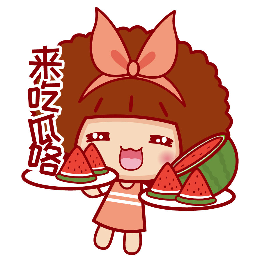 吃瓜表情 - 摩丝摩丝 - 原创作品 - 视觉中国(shijueme)