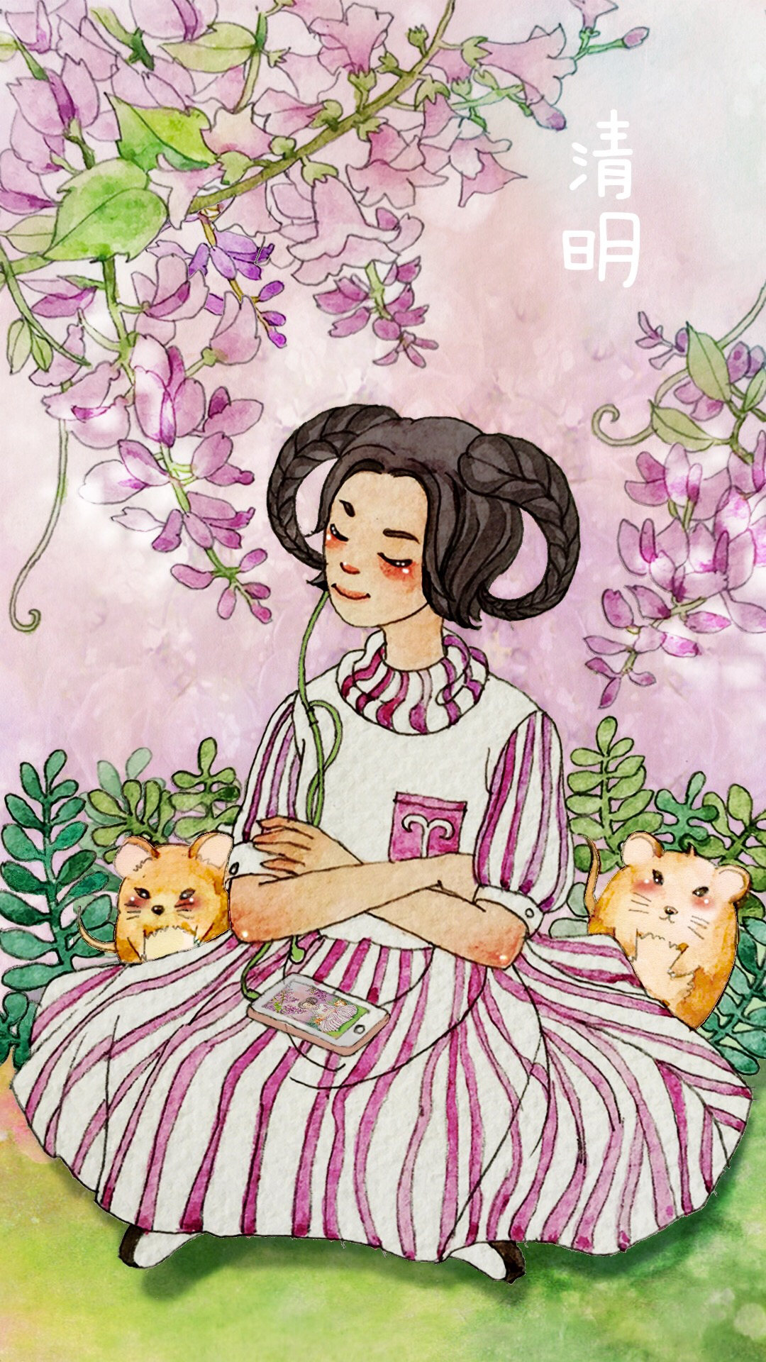 清明时节紫藤,梧桐花开,淡淡的紫色,还有淡淡的香味~喜爱大自然的白羊