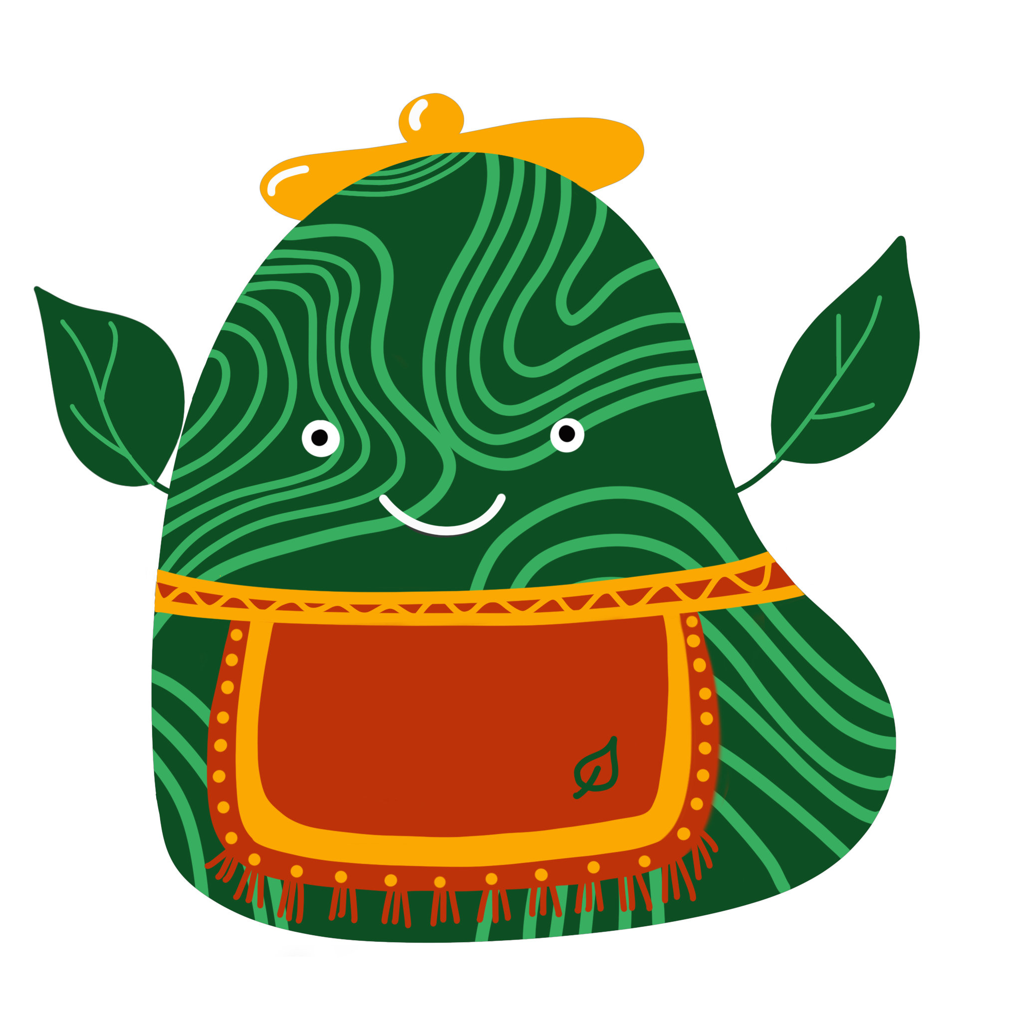 昭平县城市吉祥物"茶宝宝"