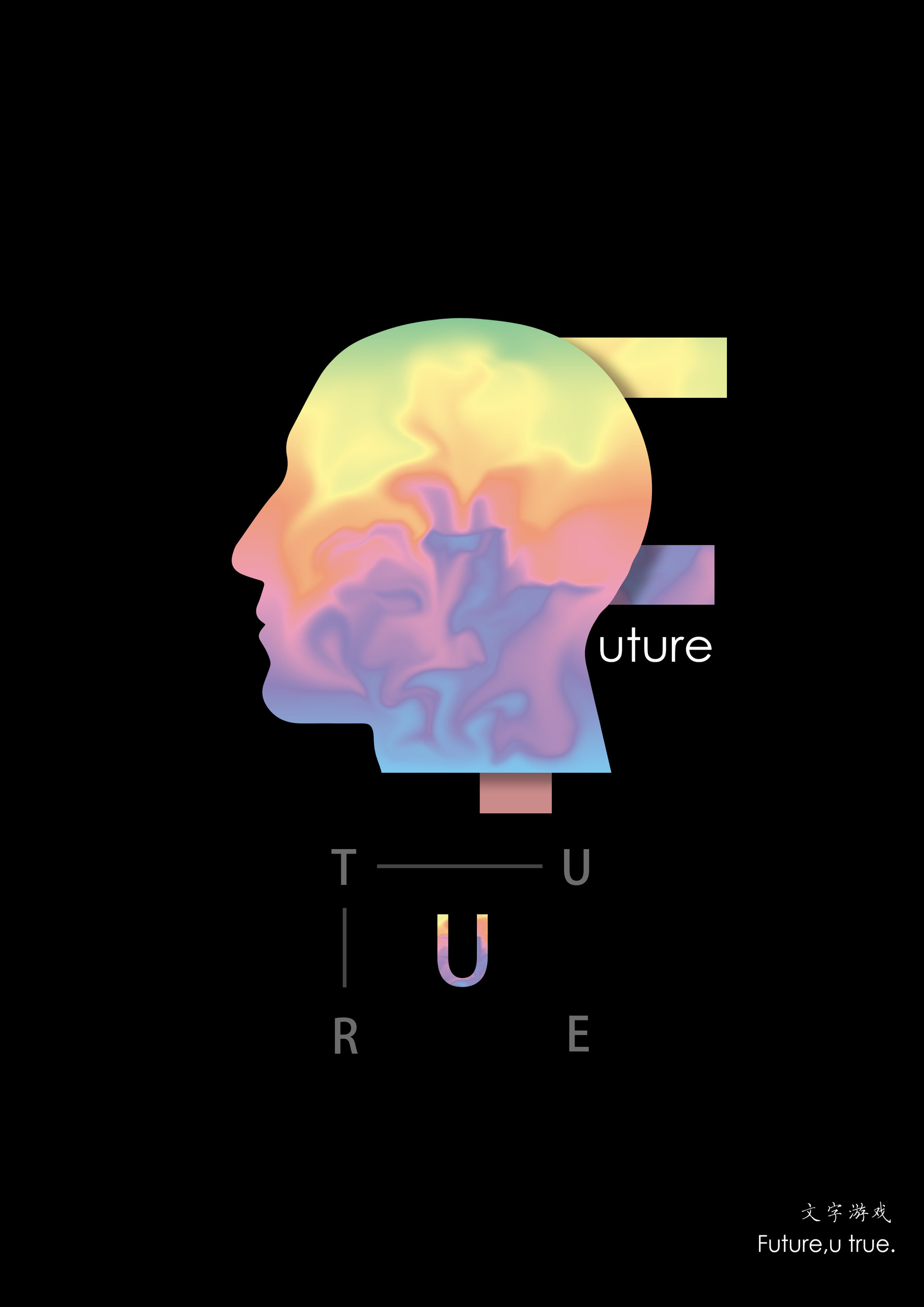 文字游戏 future,u true.
