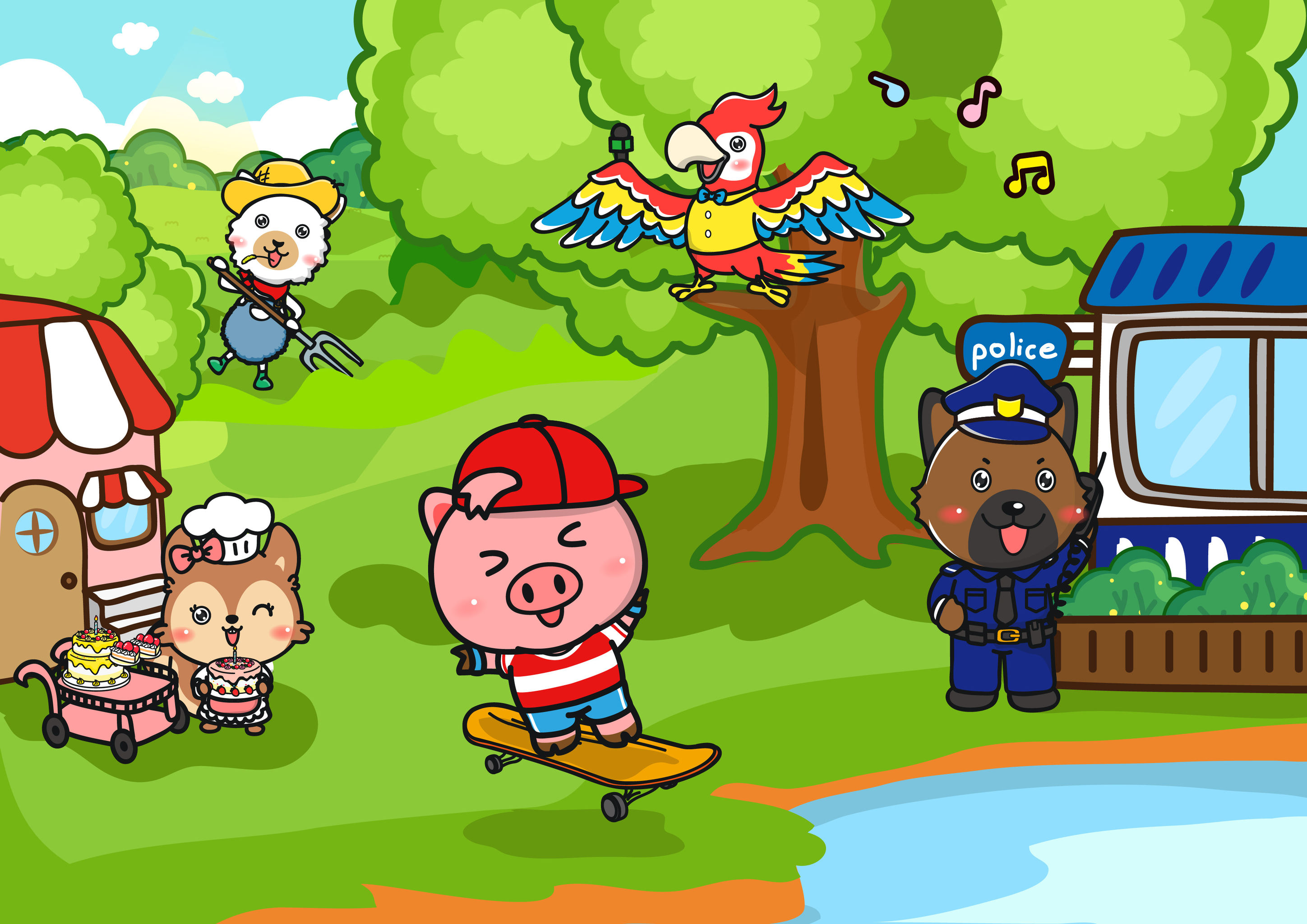 万达主题乐园动物小镇 - q聪聪q - 原创作品 - 视觉中国(shijueme)