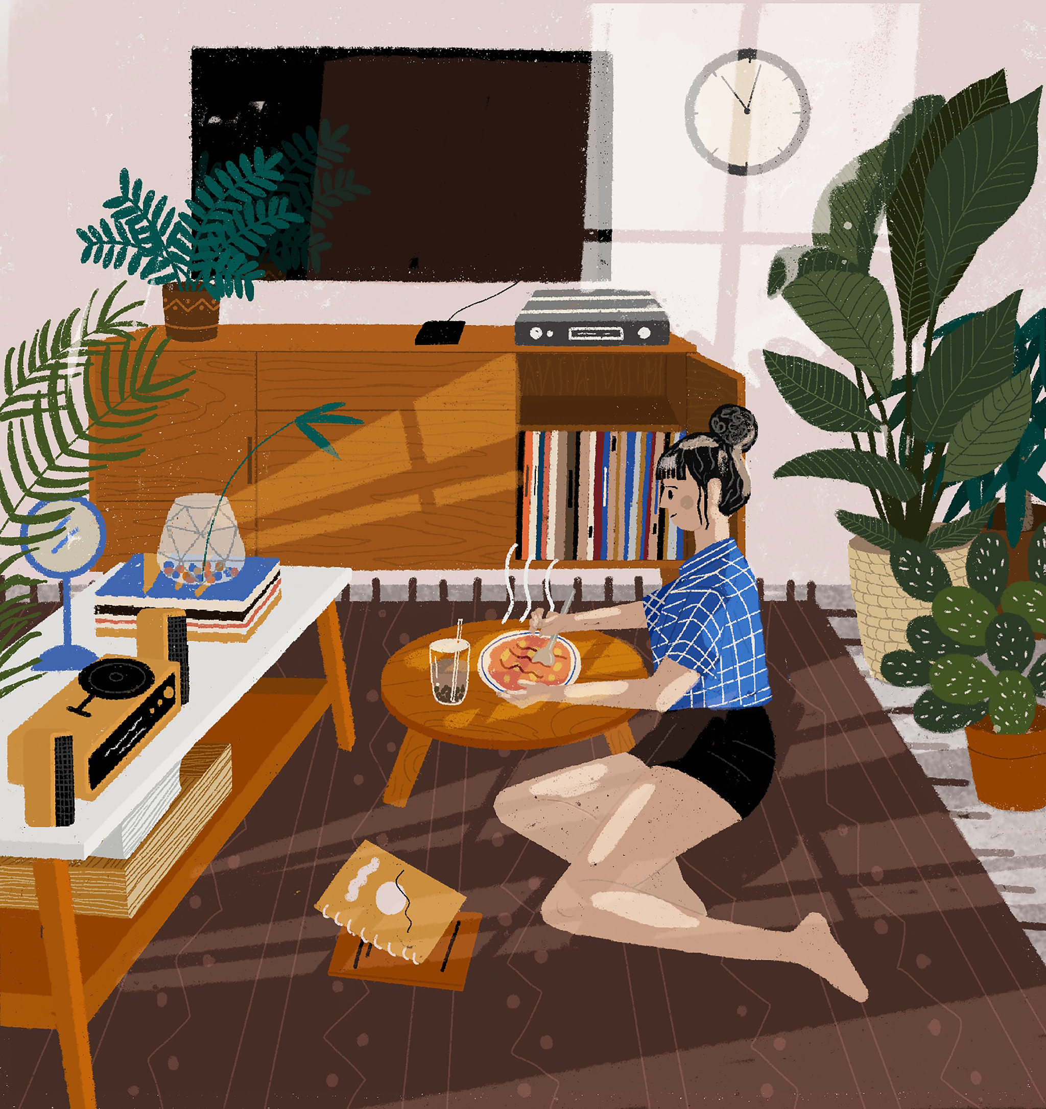 独居的悠闲生活