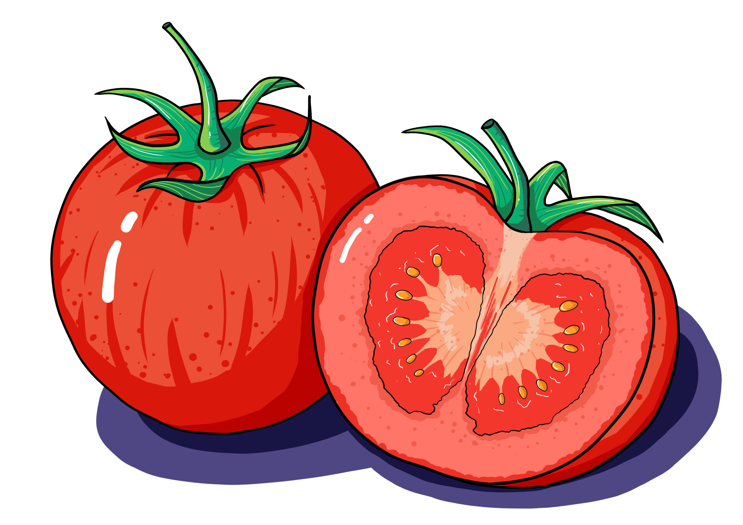 一群可爱的蔬菜