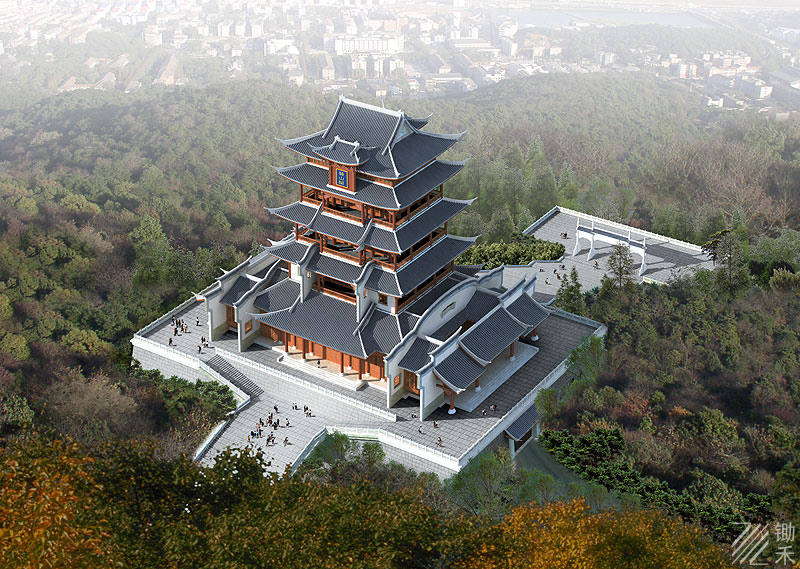 建筑古建筑效果图 - qiaoqiao184 - 原创作品 - 视觉中国(shijueme)