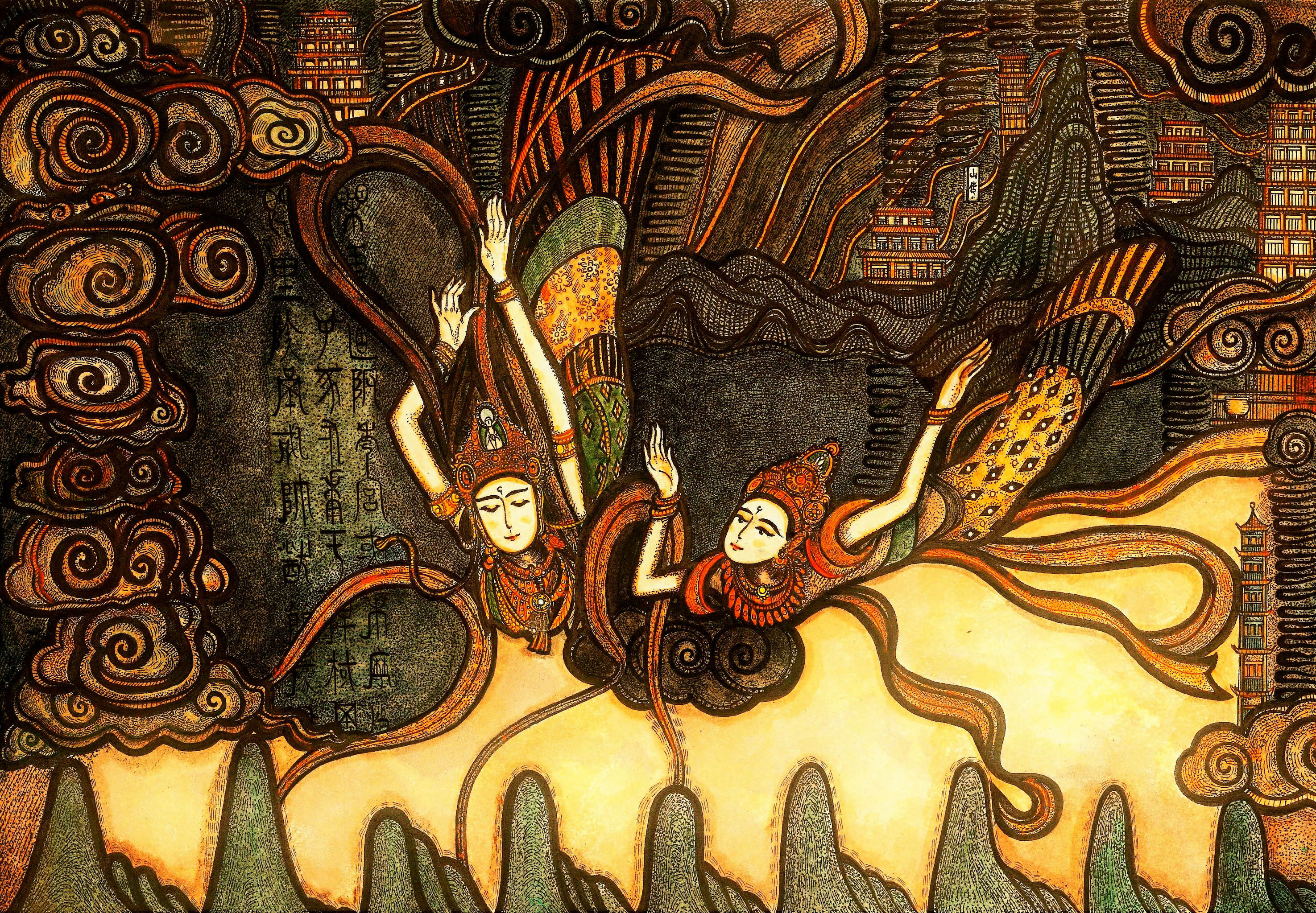 插画师ji bu带你踏上一场奇妙的插画之旅 - 张小花插画 - 原创作品