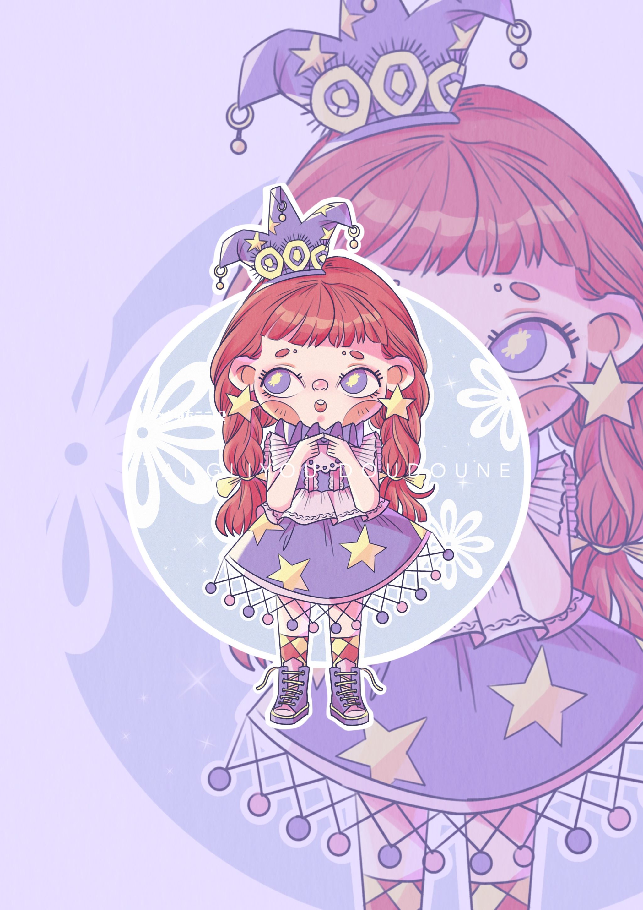 超可爱洛丽塔的变装秀|儿童插画