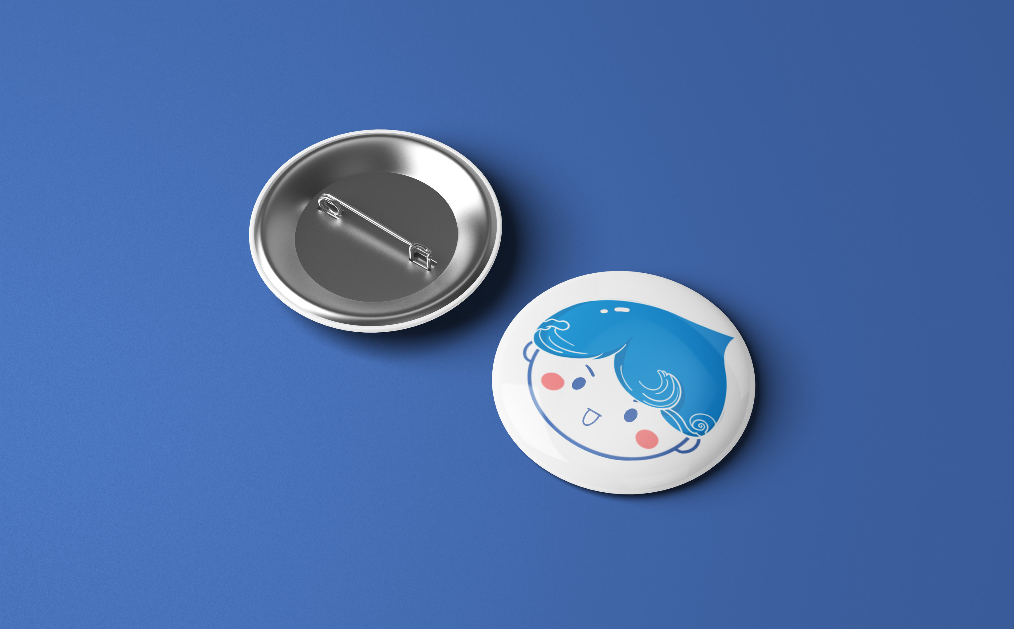 太平洋保险公司吉祥物-水宝