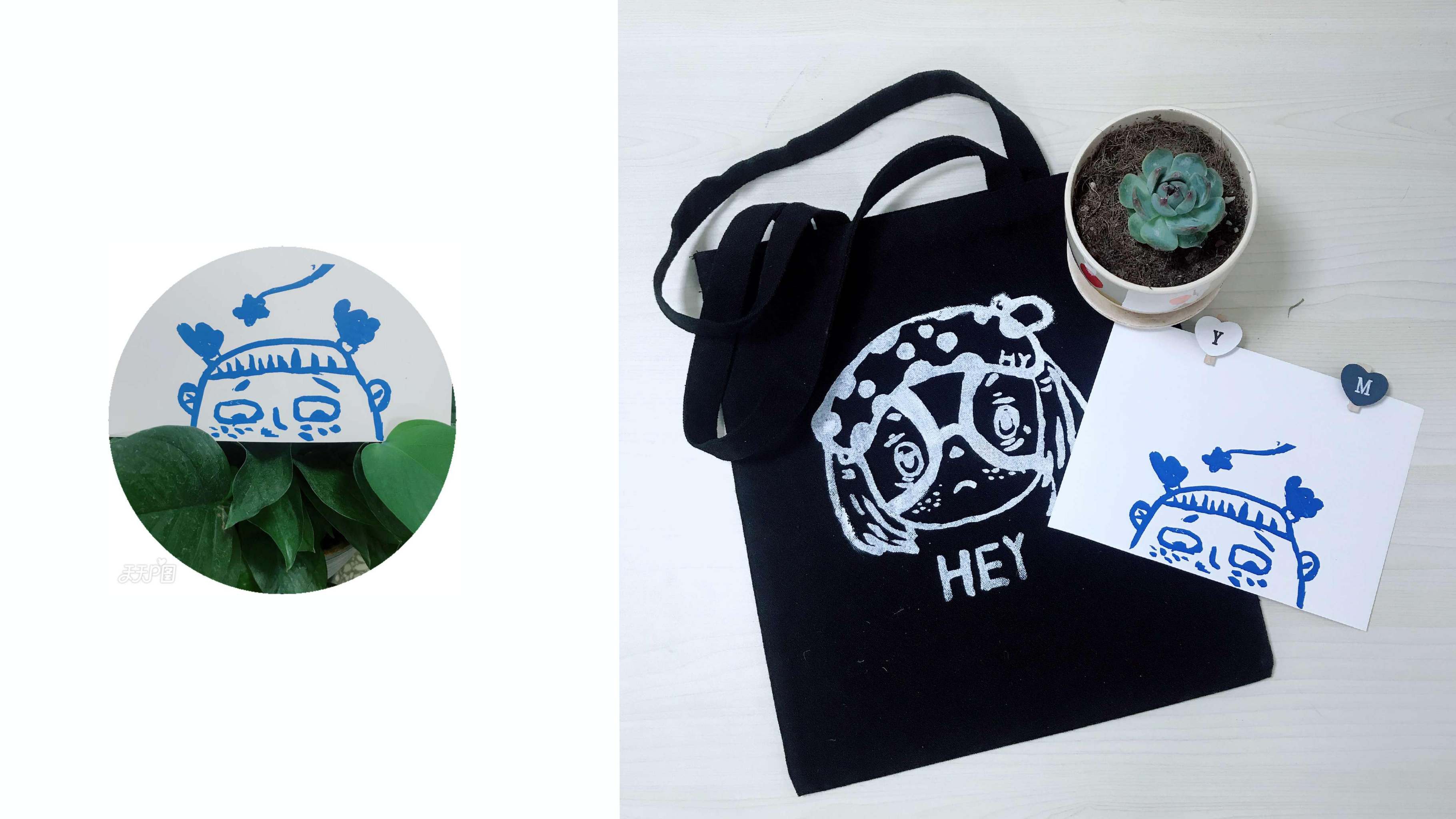 丝网印刷的秘密～ - 韩雨 carolyn - 原创作品 - 视觉中国(shijueme)