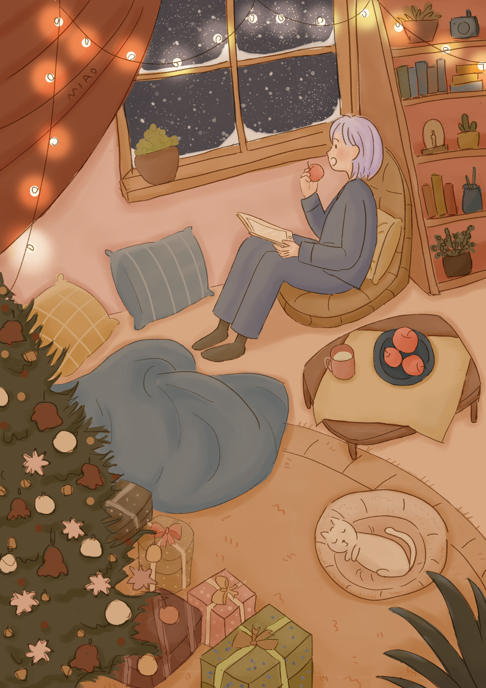 独居少女日常 - miaoblue喵布六 - 原创作品 - 视觉中国(shijueme)