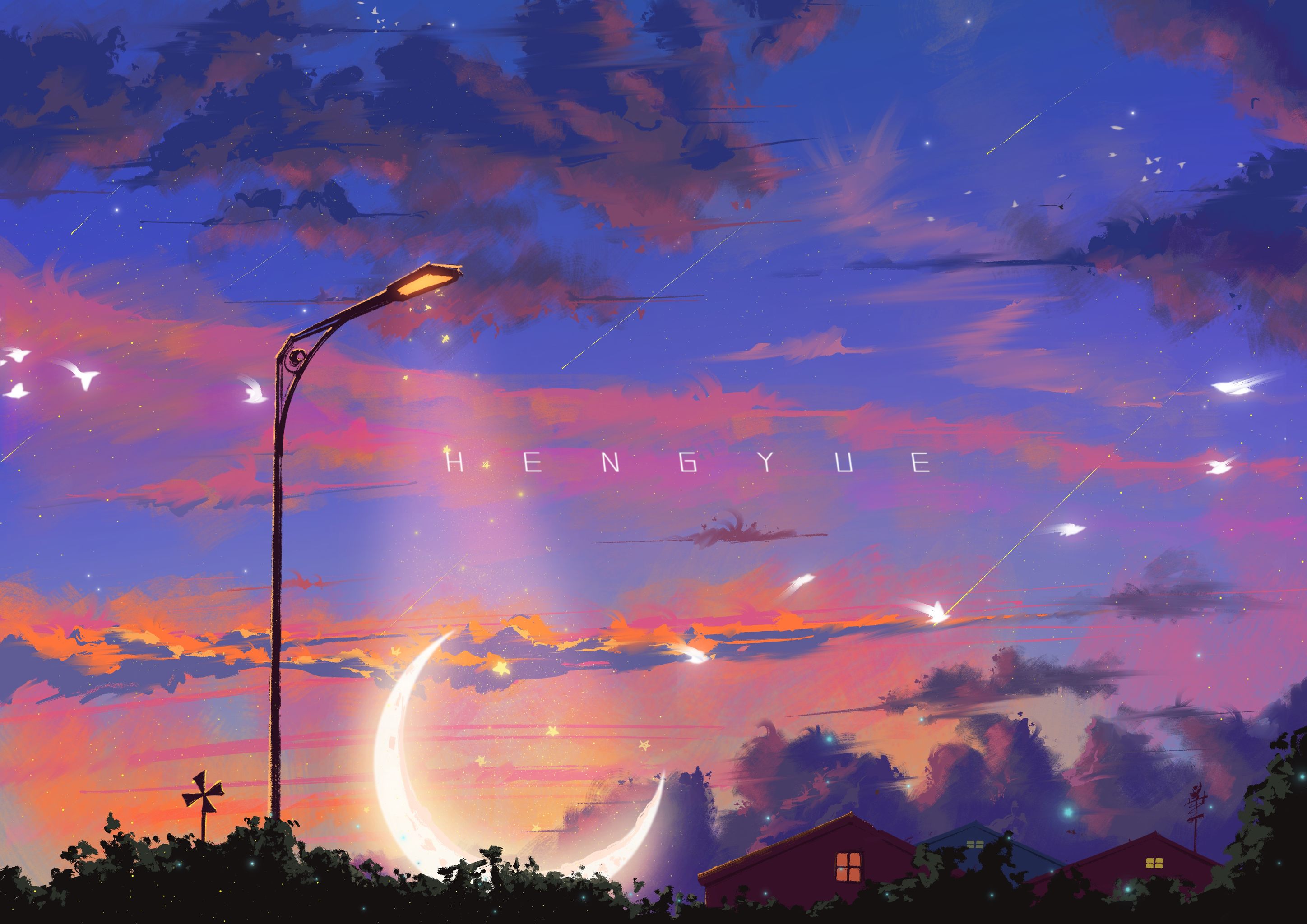 梦幻 月系列《霞》带上你心爱的人去看一场晚霞吧