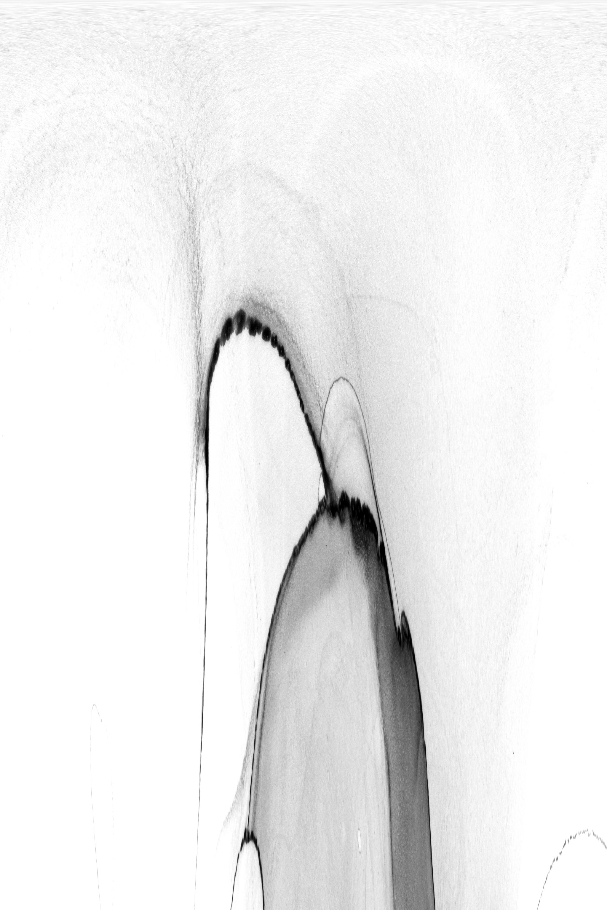 流动画呈现的抽象水墨山水与现代设计背景图